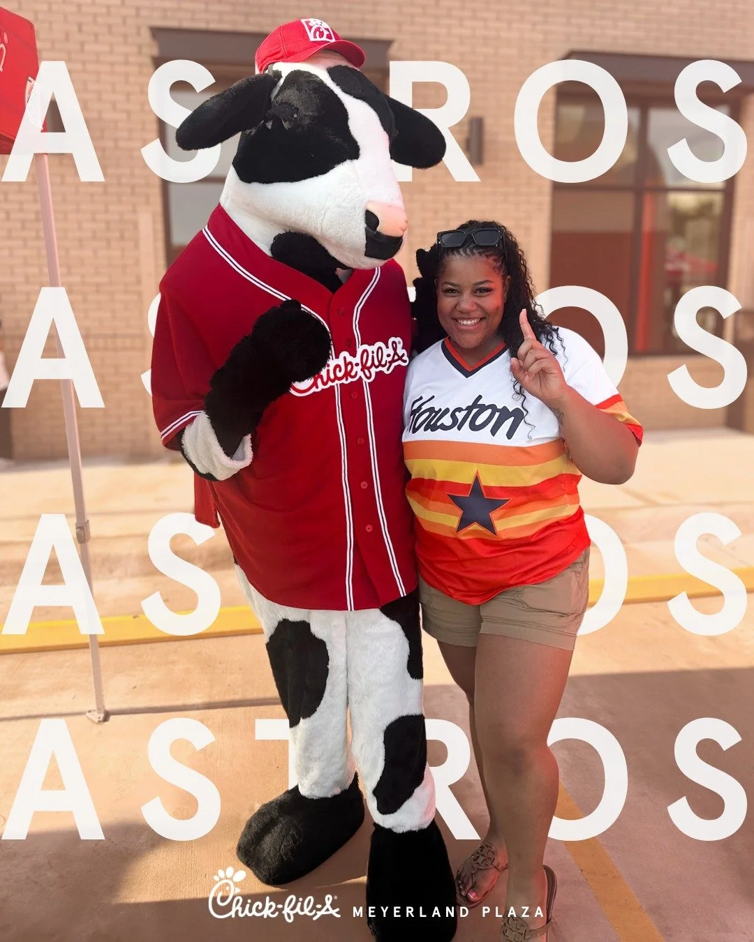 ⚾️ Join us for Astros Night on Friday, September 18th from 5 PM -7 PM here at Chick-fil-A Meyerland Plaza. 
Enjoy fun activities such as: 
- Cookie Decorating 🍪
- Astro themed-prizes* ⭐️
- Photo Op 📷
- Face Painting &amp; More!

Bring your Astros g