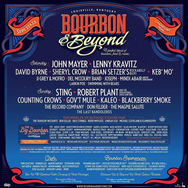 What a lineup! Can&rsquo;t wait for @bourbonandbeyond this year! Howard Hardy House is the place to stay for all of the music/food/bourbon festivals Louisville has to offer!! #Repost @bourbonandbeyond
・・・
A perfect blend of bourbon, food, &amp; music