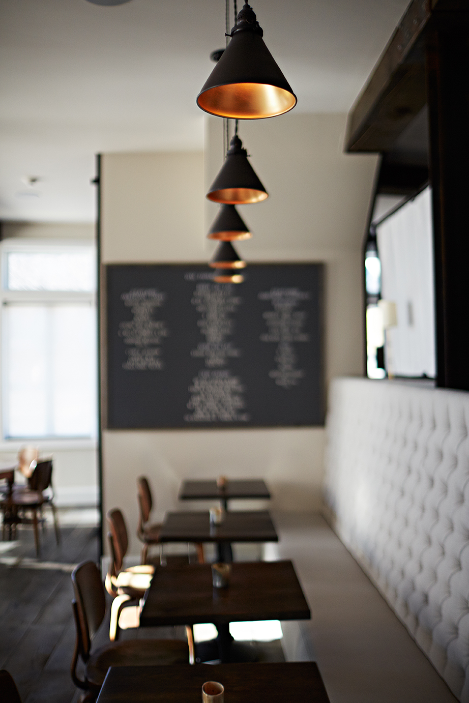 A sunny late afternoon in The Restaurant.