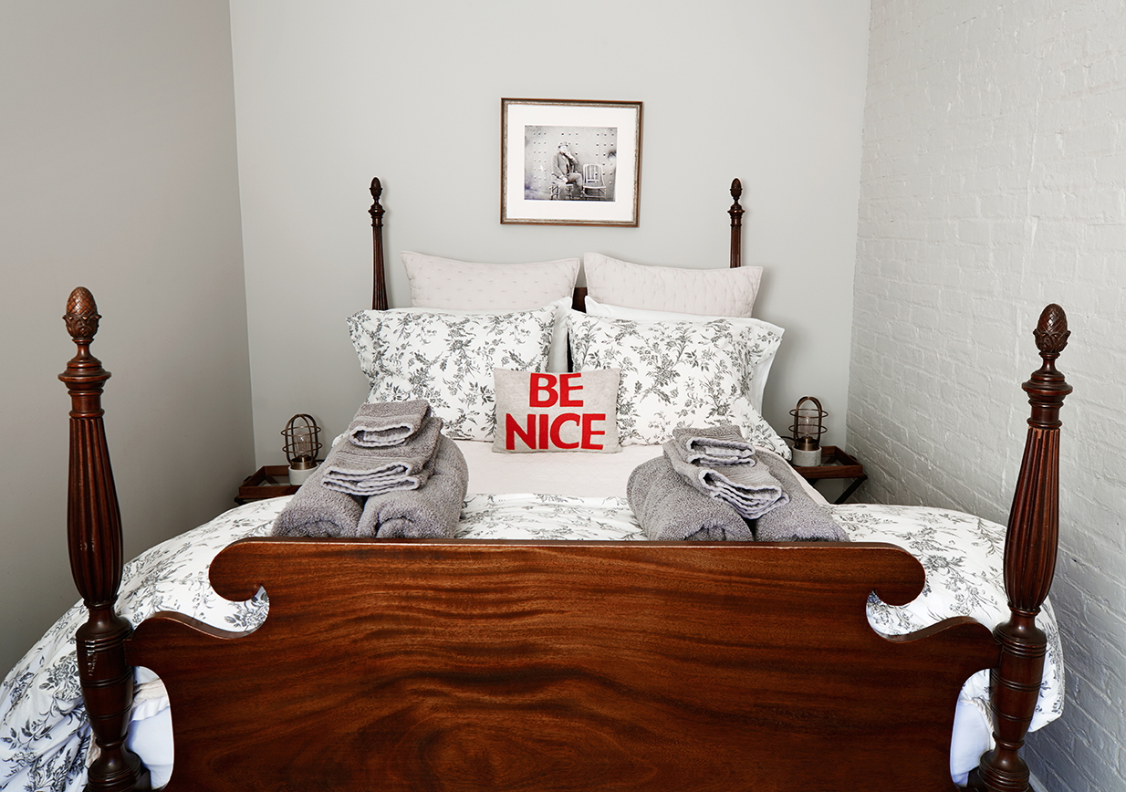 Be Nice! An important, cozy reminder to all from The Pennington Suite.