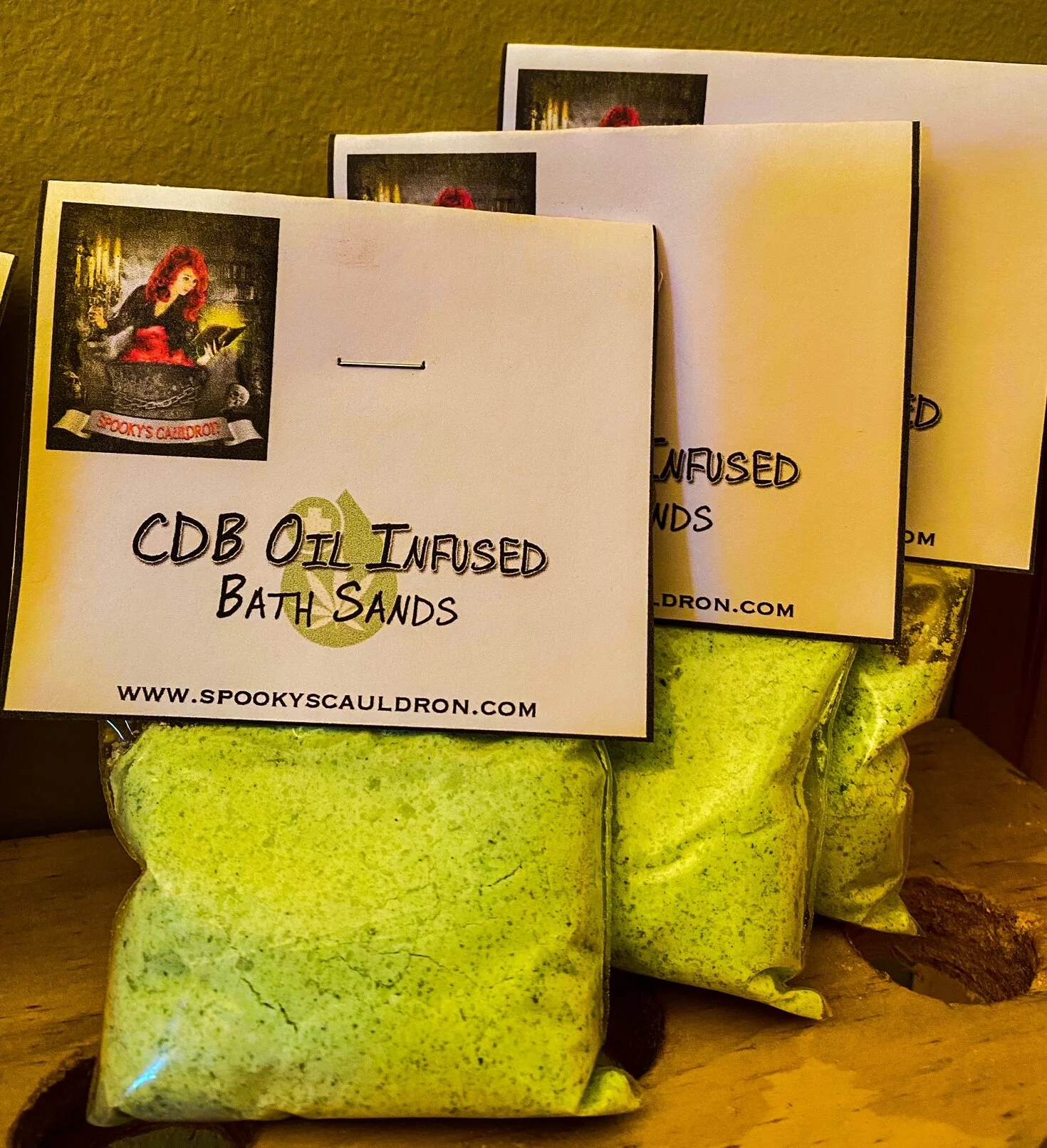 CBD Oil-Infused Bath Sand — Spooky's Cauldron