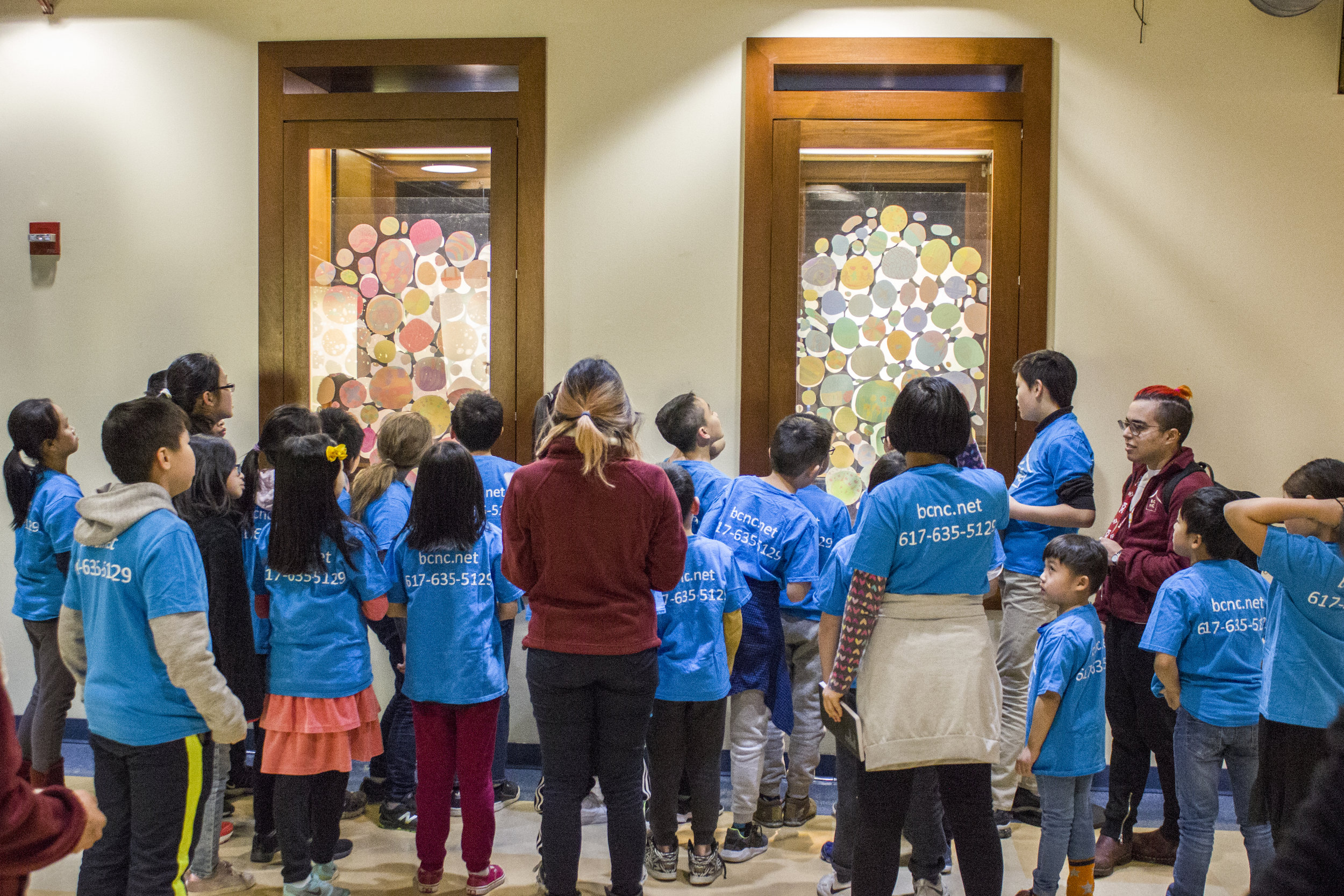  Children from Boston Chinatown Neighborhood Center participate in the ribbon cutting ceremony for their community art piece at the  Boston Children’s Museum . Special thanks to Rachel Farkas from BCM for bringing this project to life!  Photocredit: 