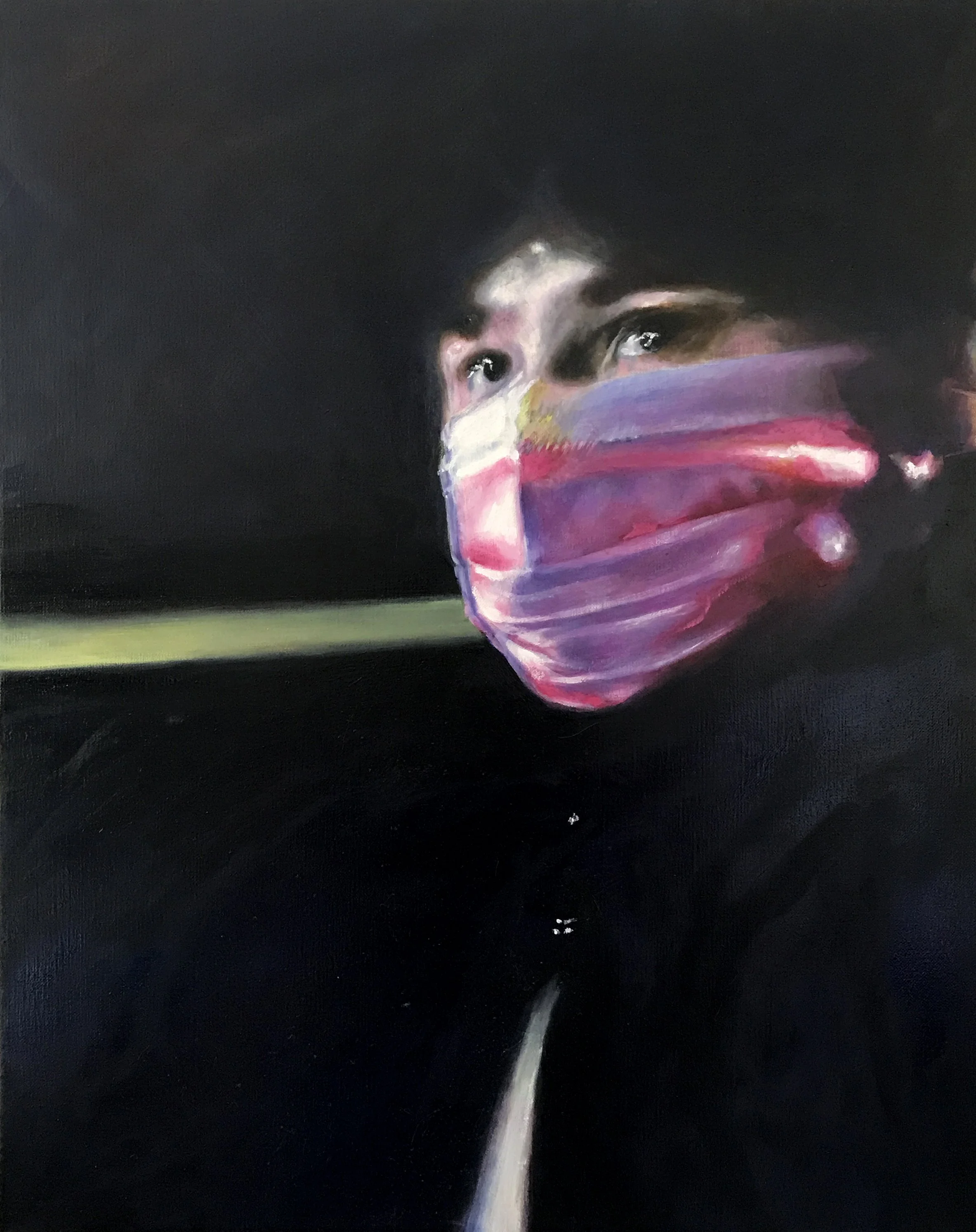 2023 Covid_Leo Boge 20" x 16" Oil on Linen