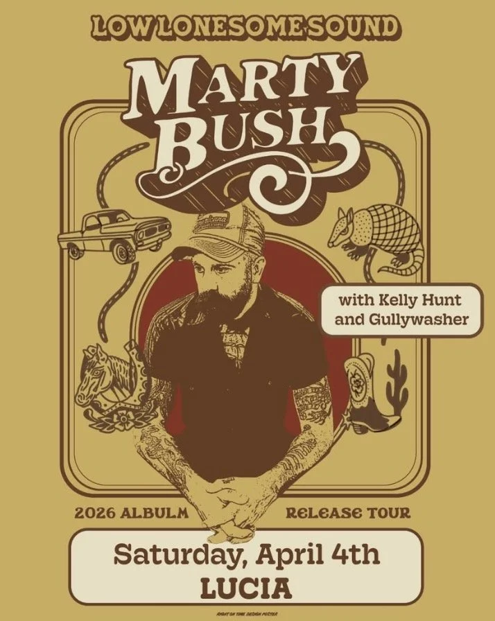 Lawrence, KS  |  Lucia (Opening for Marty Bush Album Release Show)