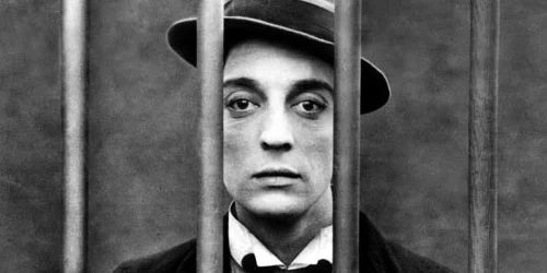 Buster Keaton in a publicity still for his film Cops (1922)