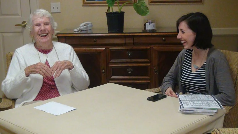 With the very kind and funny Barbara Maybury Andrews in Rochester, NY