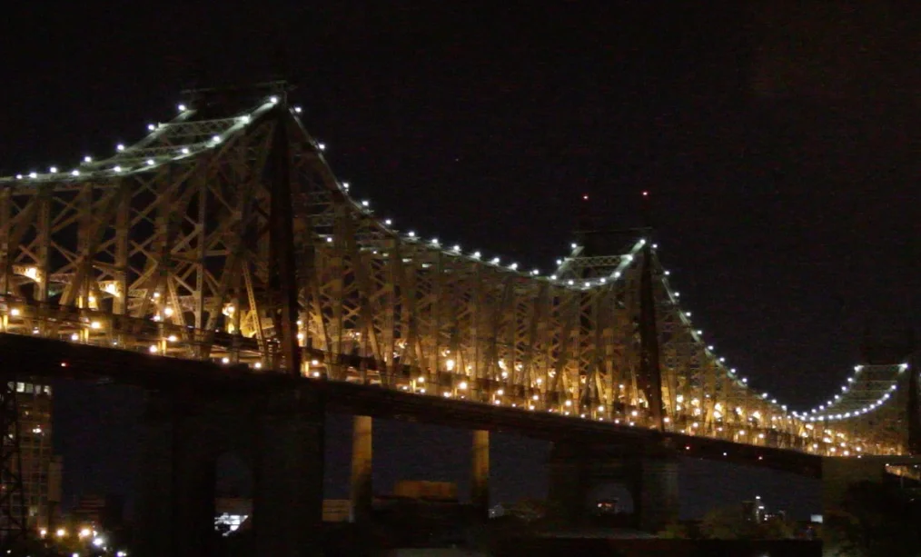 The 59th Street Bridge, which Louise lived next to on first avenue during the 1940s and 1950s...and she didn't like it.