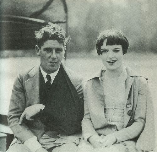 Louise Brooks and Eddie Sutherland on the set of It's the Old Army Game (1926)
