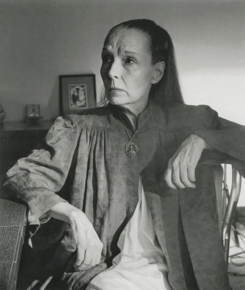 Louise Brooks in her apartment, 1979
