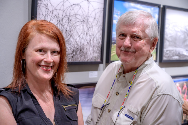 Melanie and Ward at the opening, July 2019. Photo by Michael Donnelly
