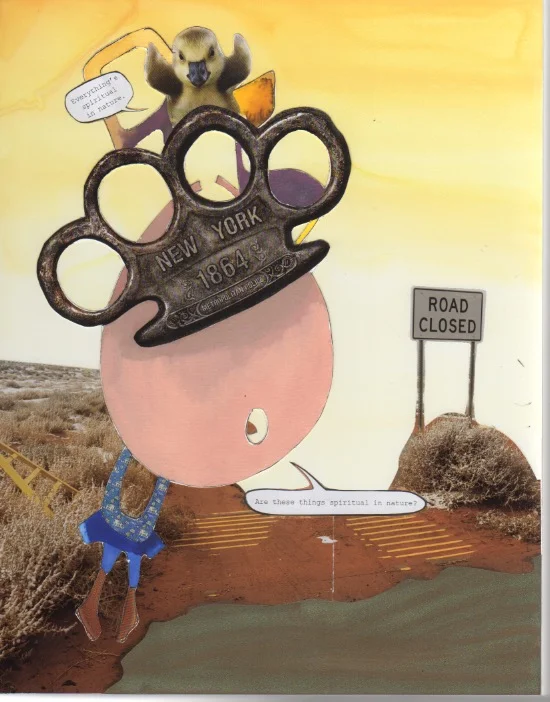 Knuckle Head 2016 Watercolor Paper & Resin, 18” x 18”