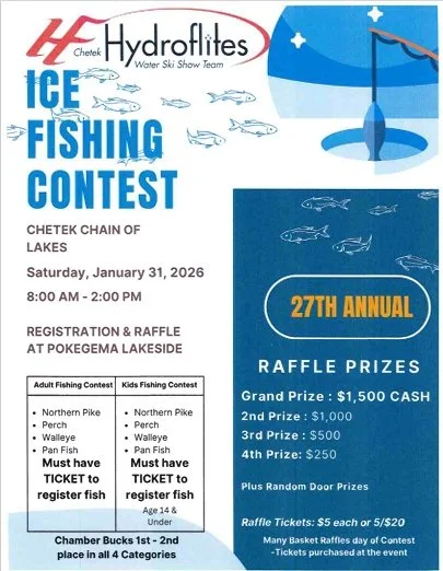Ice Fishing Contest Flyer