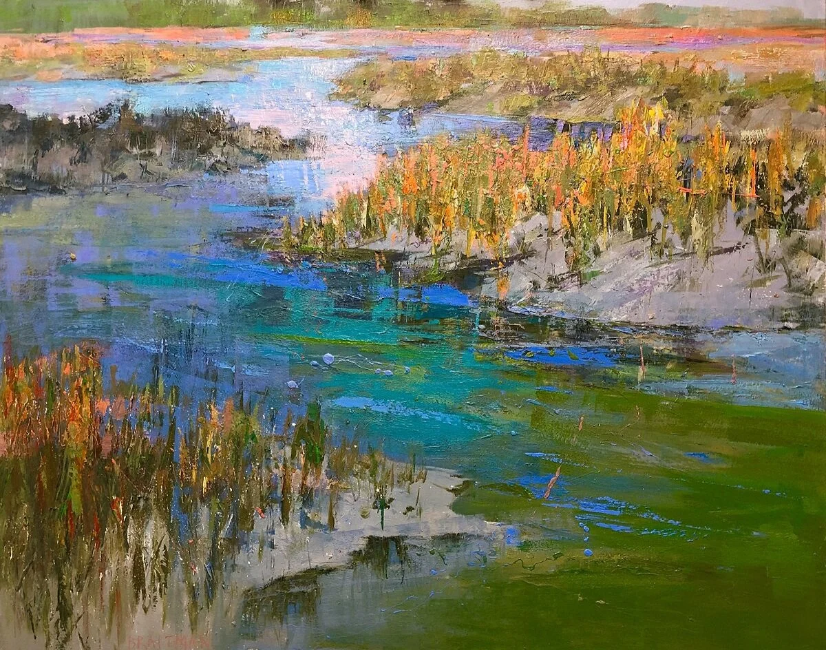 PINK IN THE WATER