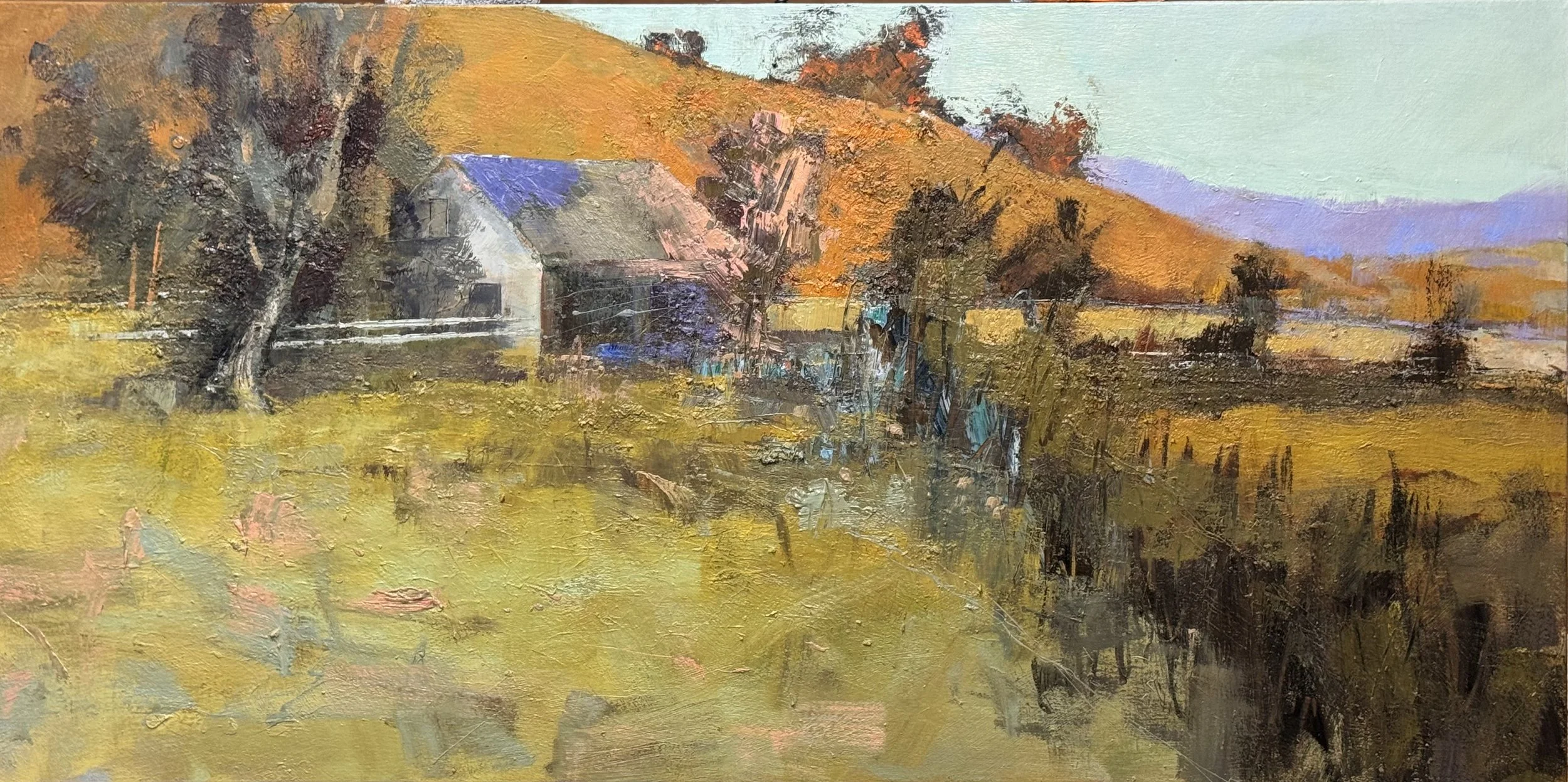 Today was complex with this piece.  I could only start this in the morning.  By lunch my thinking was already too anylitical to give myself a battle plan.  Some chaos  and some explanation or structure.  I still need some srtuctural organization