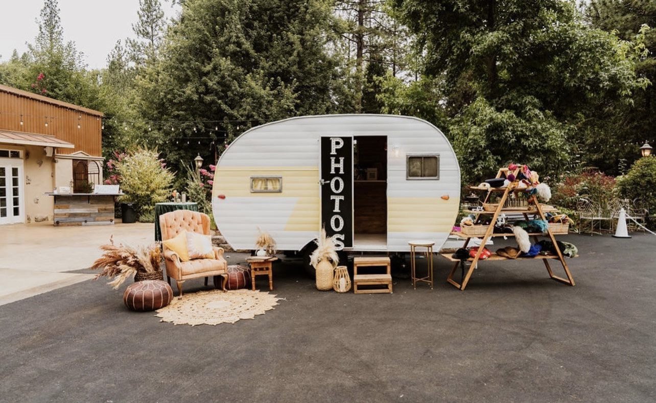 Vintage Trailer Photo Booth - Northern California - Sacramento - Sonoma - Napa - Grass Valley - Foresthill - Nevada City