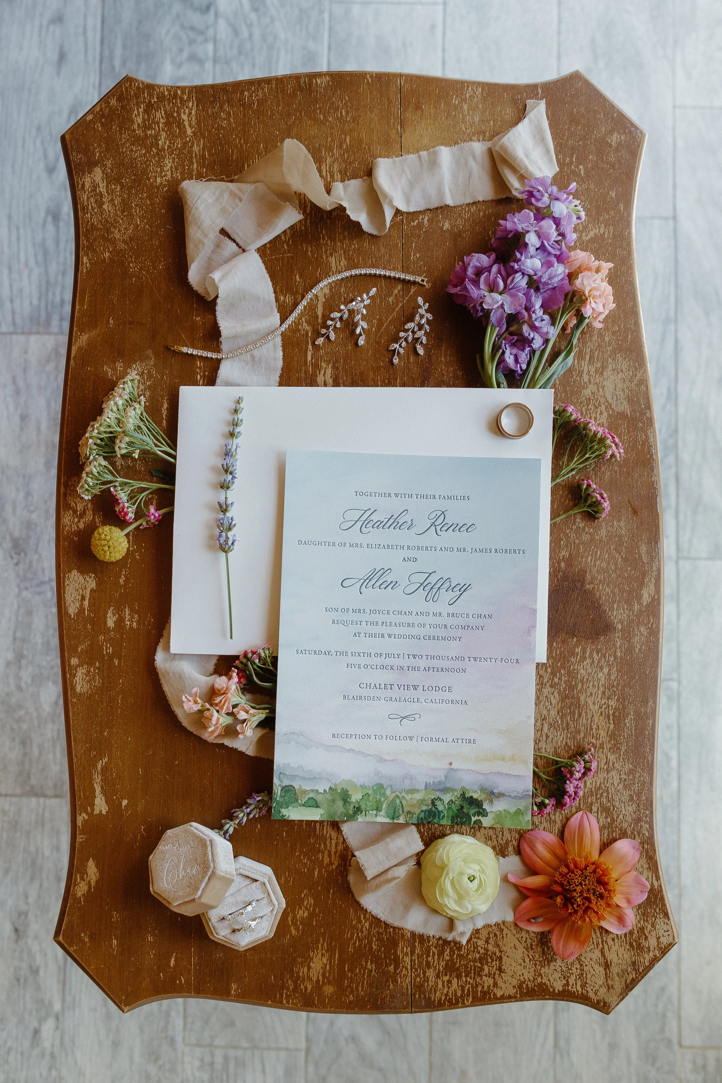 Colorful Mountain Wedding