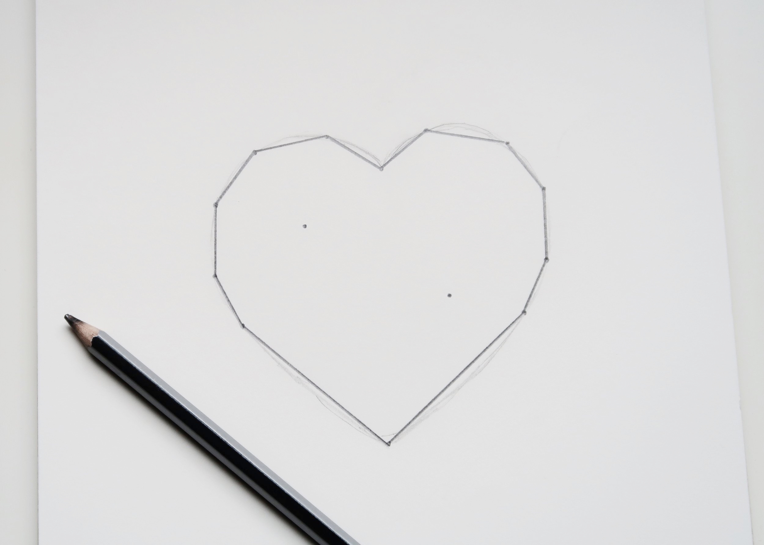 Diy Paper Cut Heart Wall Art Isoscella How to paint straight lines. diy paper cut heart wall art