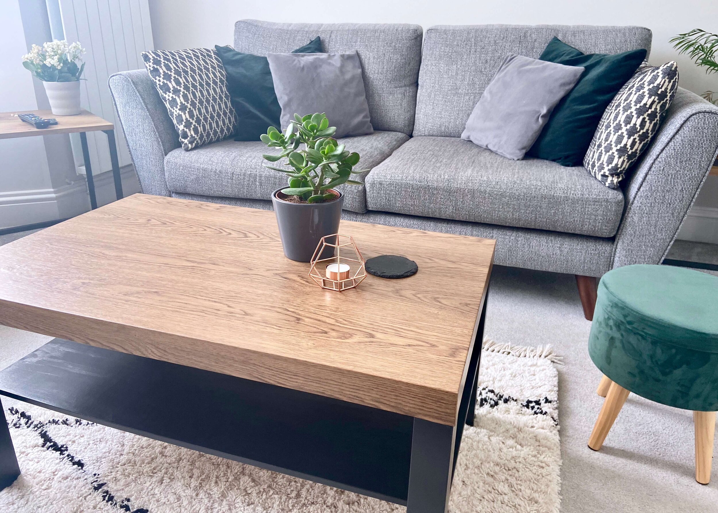 Diy Ikea Lack Table Industrial Hack Isoscella Diy Ikea Lack Table Industrial Hack Isoscella