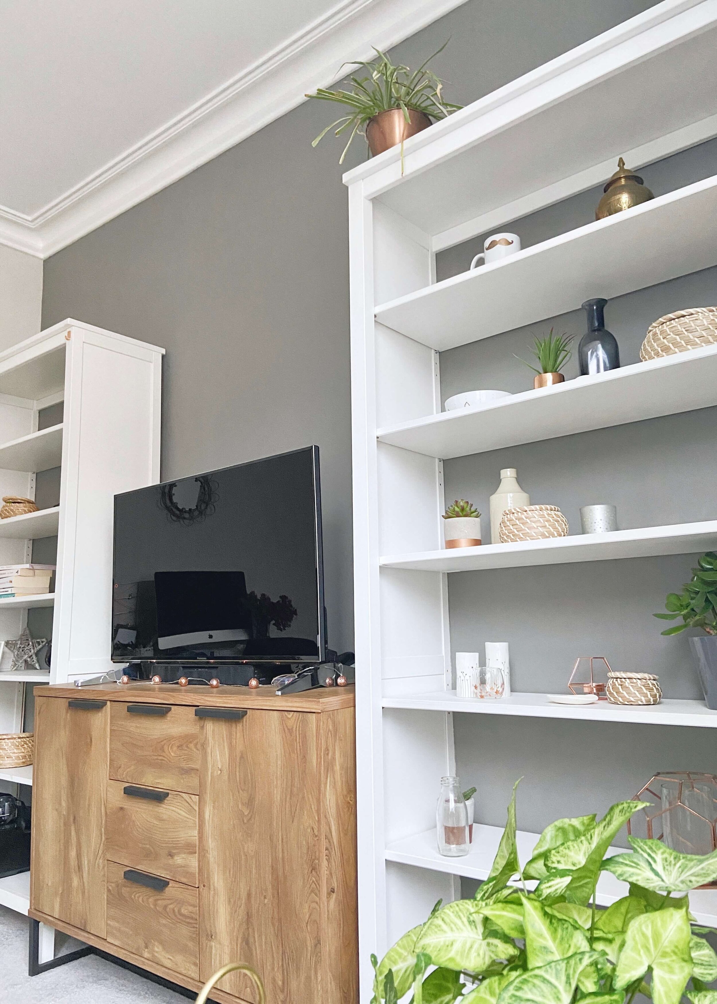 Diy Ikea Hemnes Shelving Hack — Isoscella