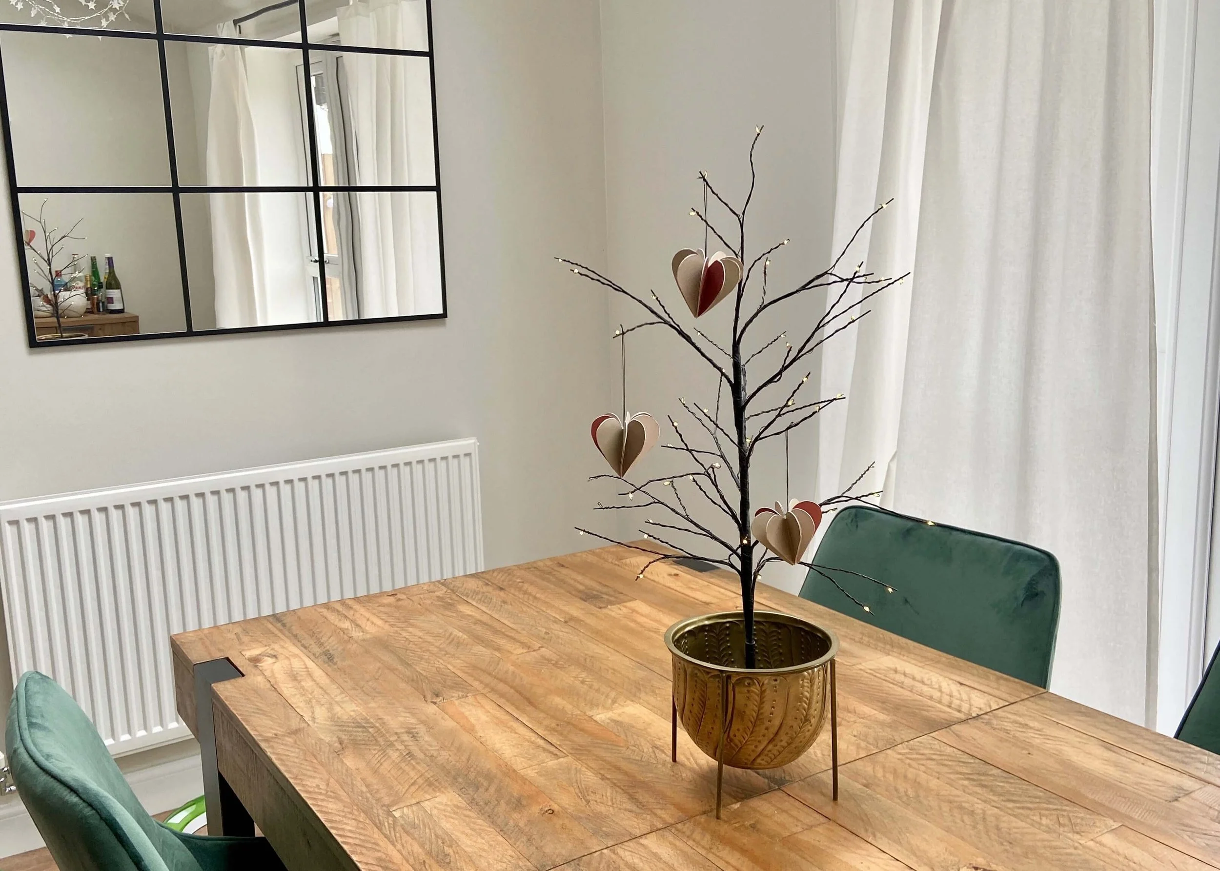 Paint Sample Heart Decorations