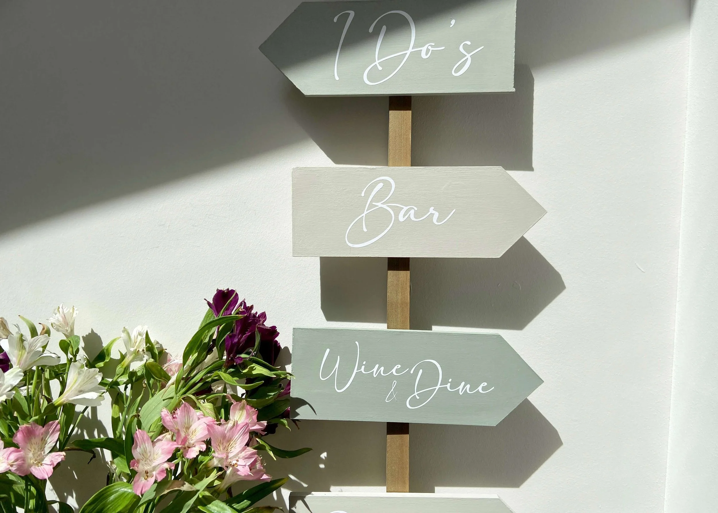 Wedding Directions Sign