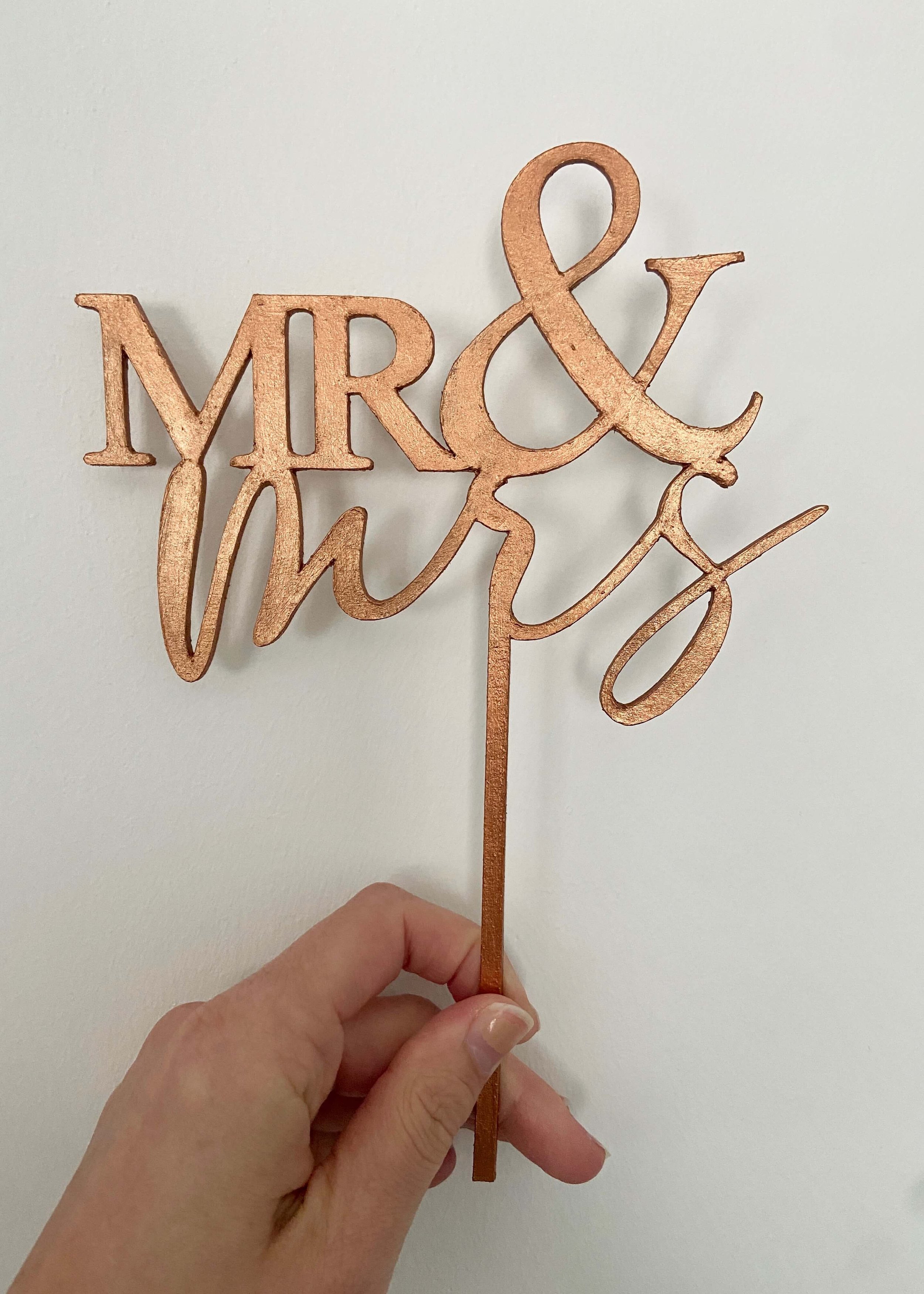 Chipboard Cake Topper - Over The Big Moon