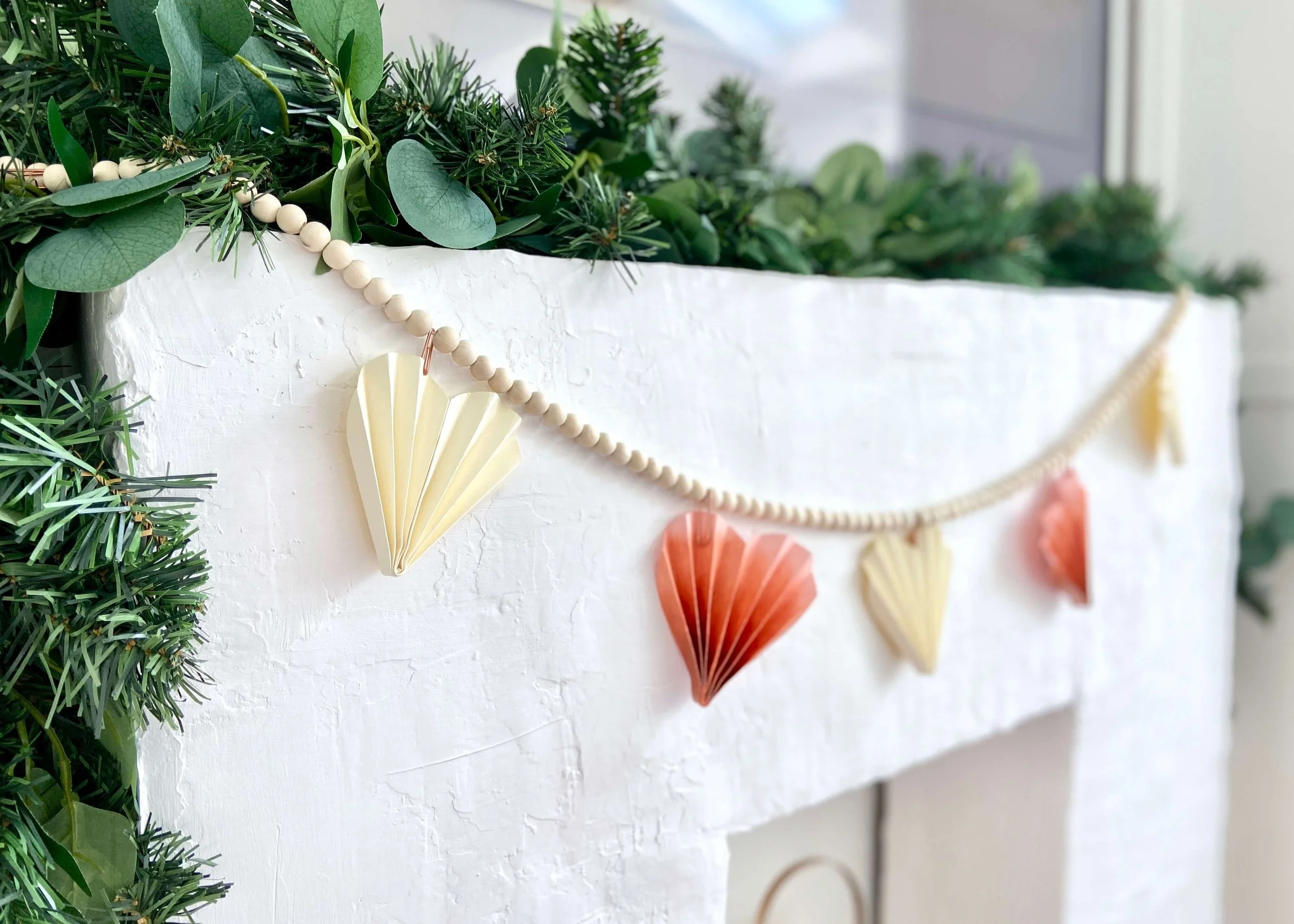 Paper Heart Garland