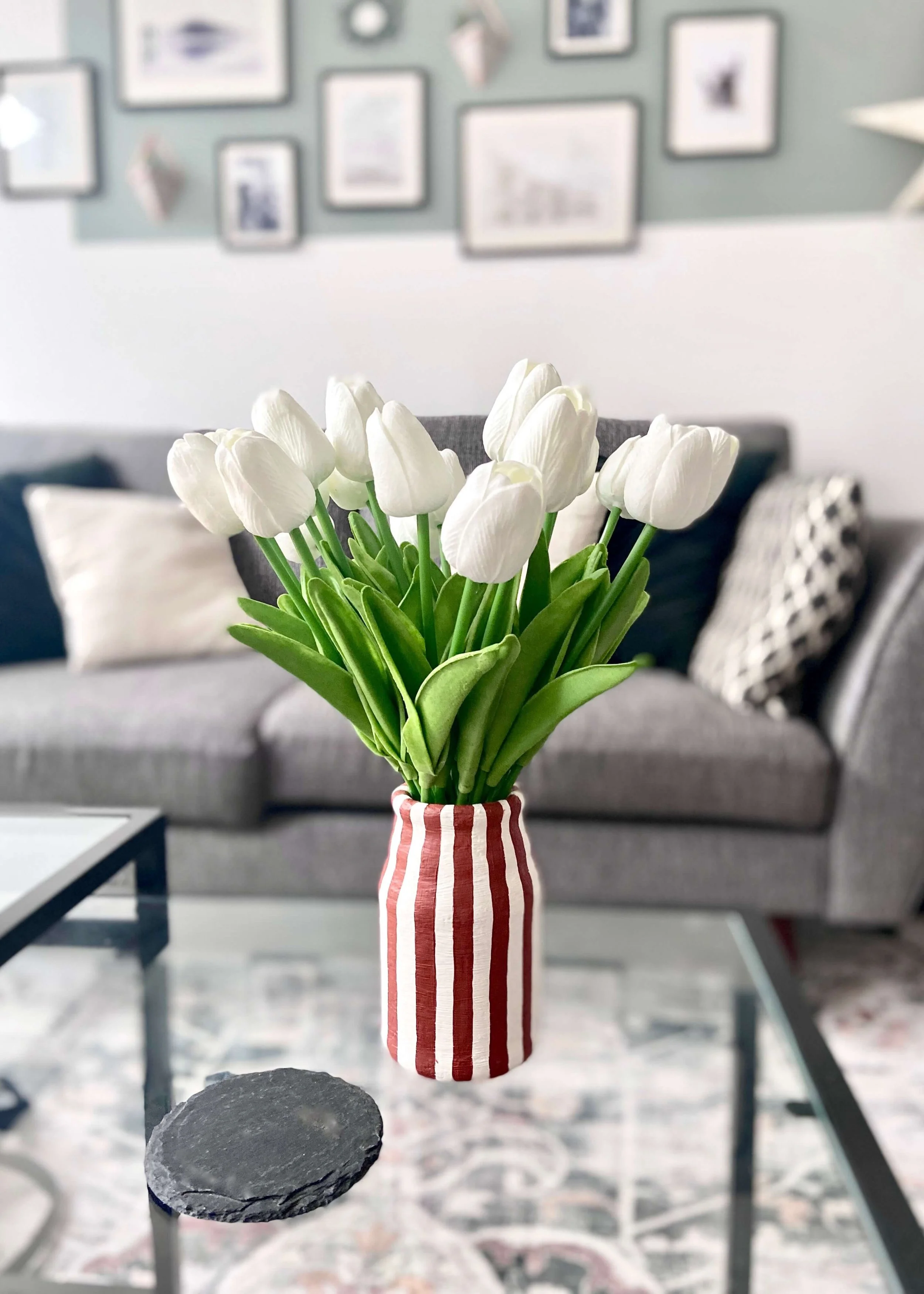 Oliver Bonas Inspired Stripe Vase