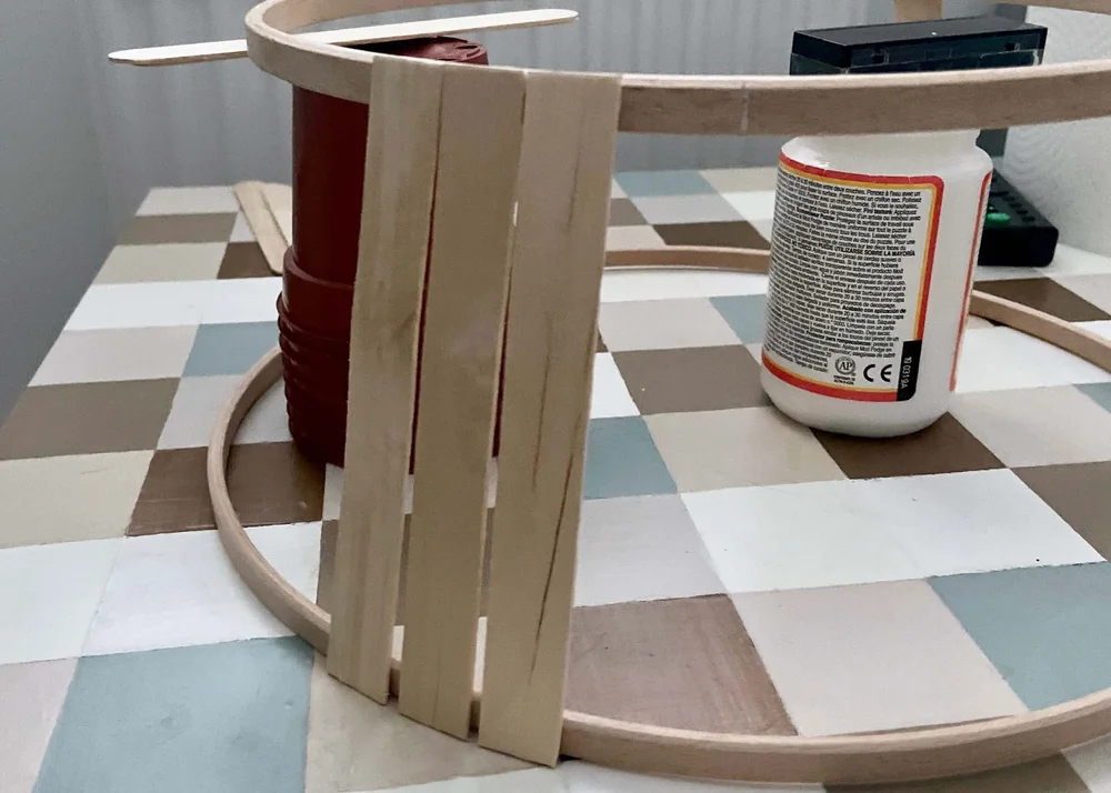 Slatted Wood Christmas Tree Skirt — ISOSCELLA