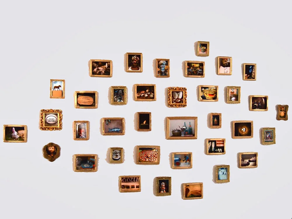 Museo della Natura Morta I 2012 Digital prints in dollhouse frames