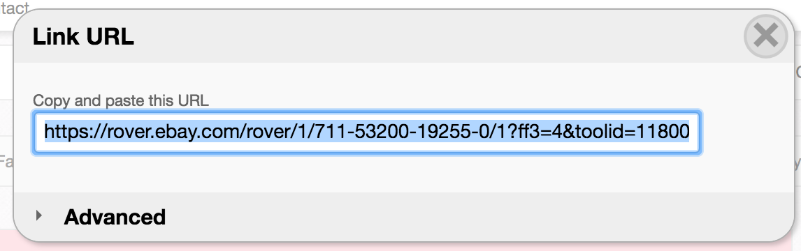 Kopiere diesen Code für deinen Affiliate Link