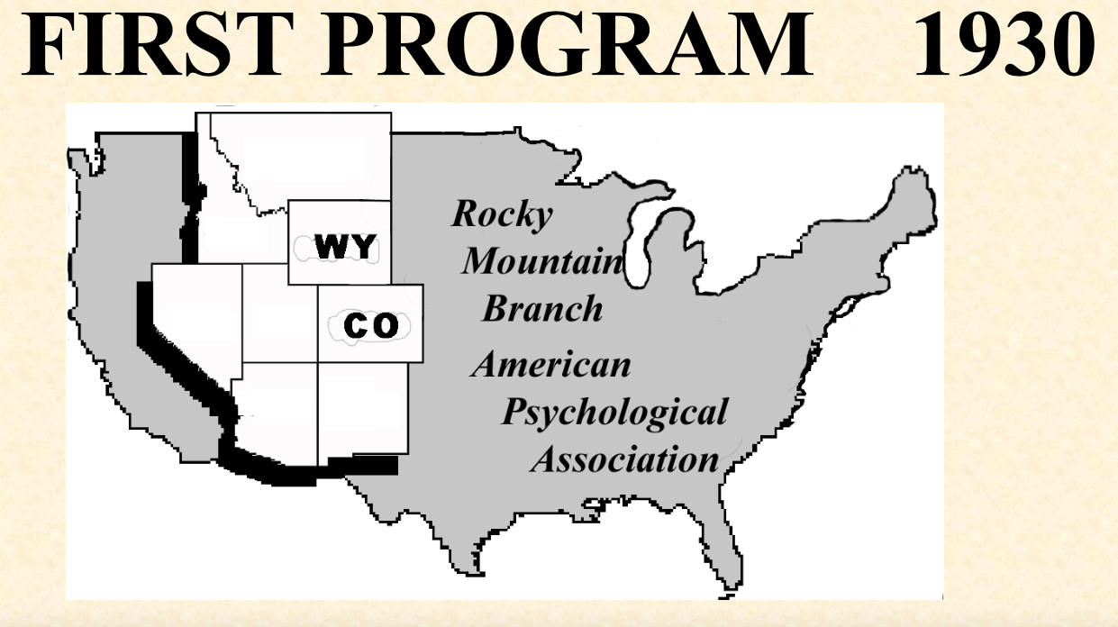 The First Program 1930