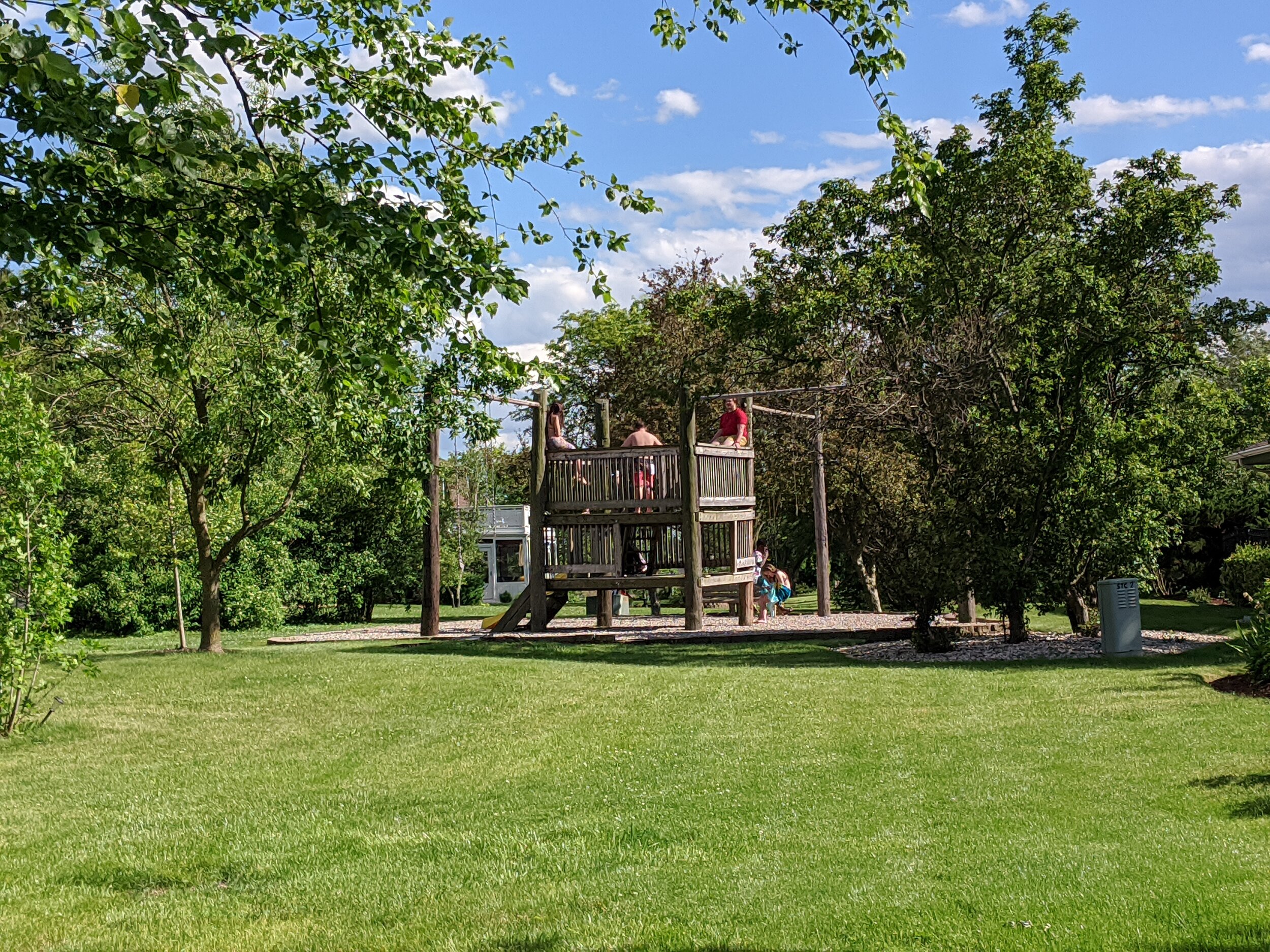 Playground Area Behind Pool House