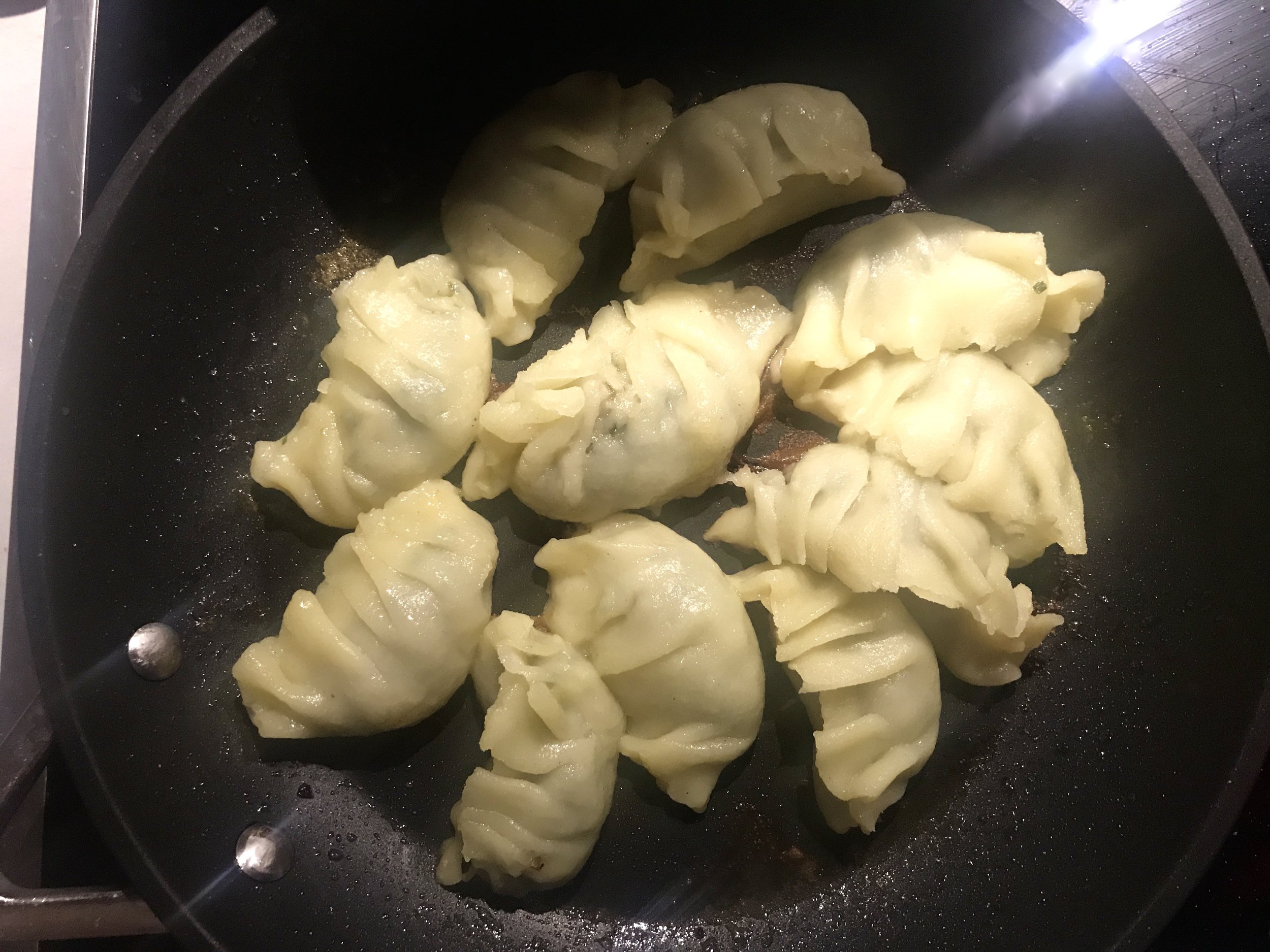 Gluten Free Pork and Chive Jiaozi