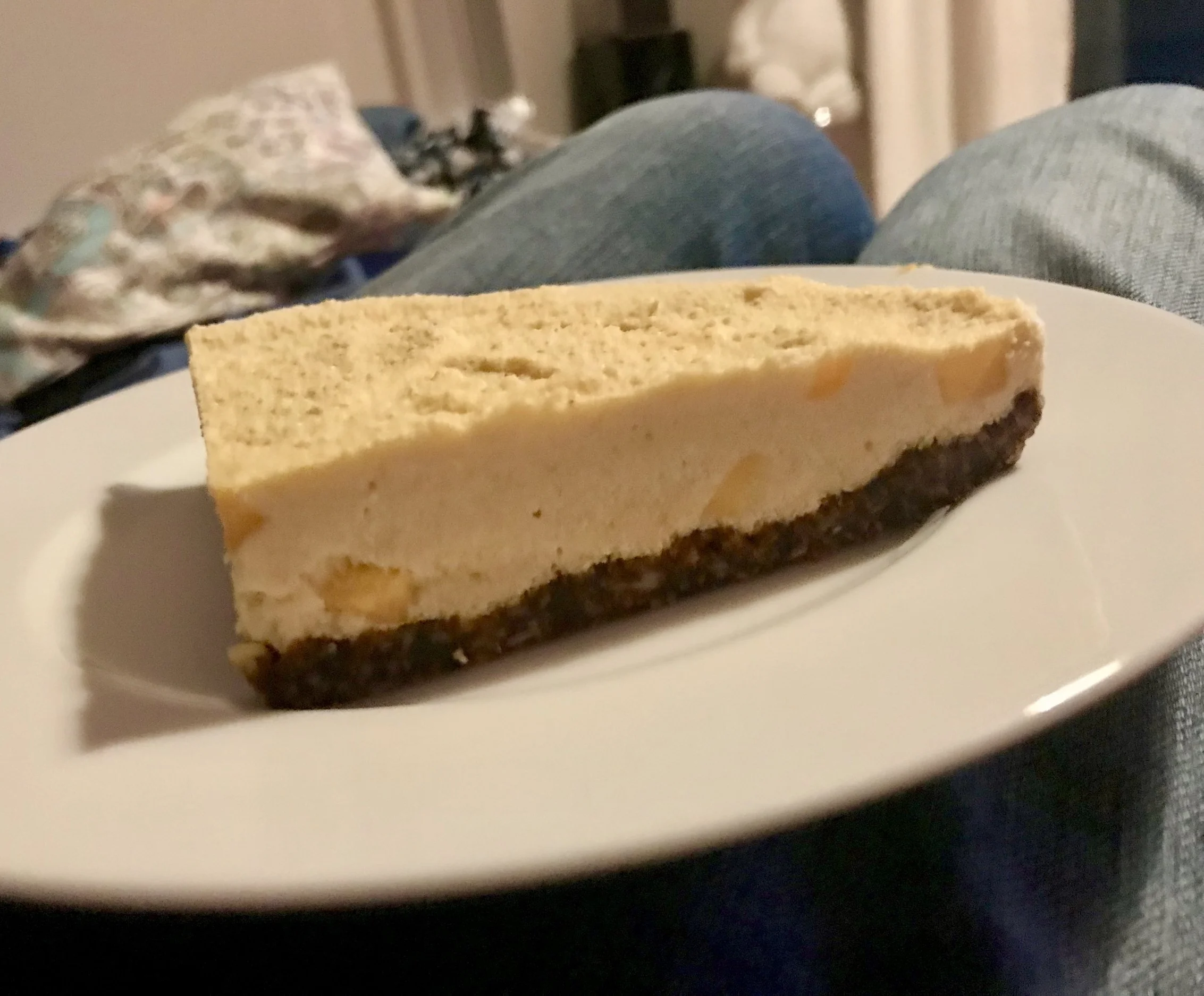Mango and Lime Vegan Cheesecake