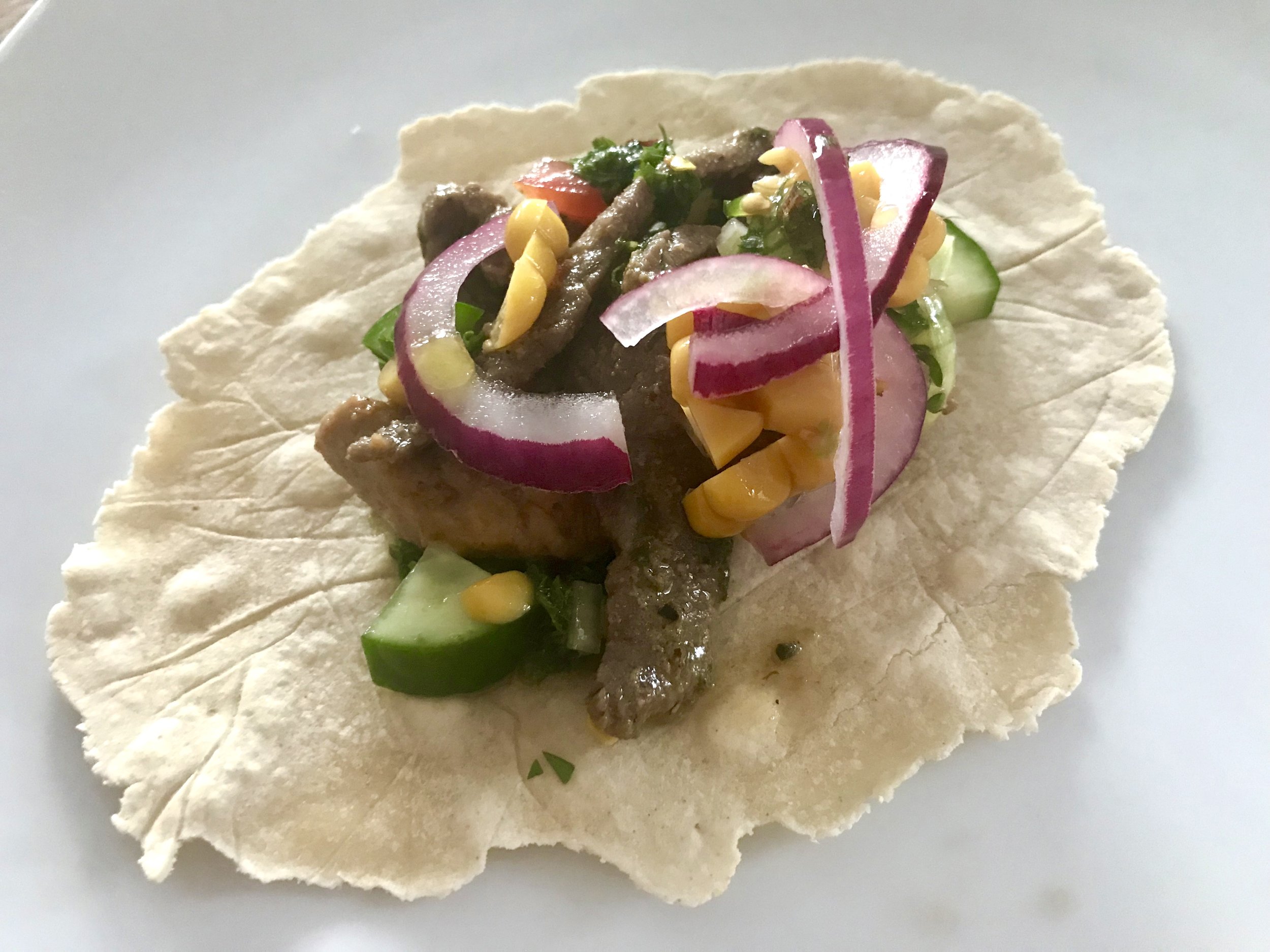 Beef and/or Pork Tacos