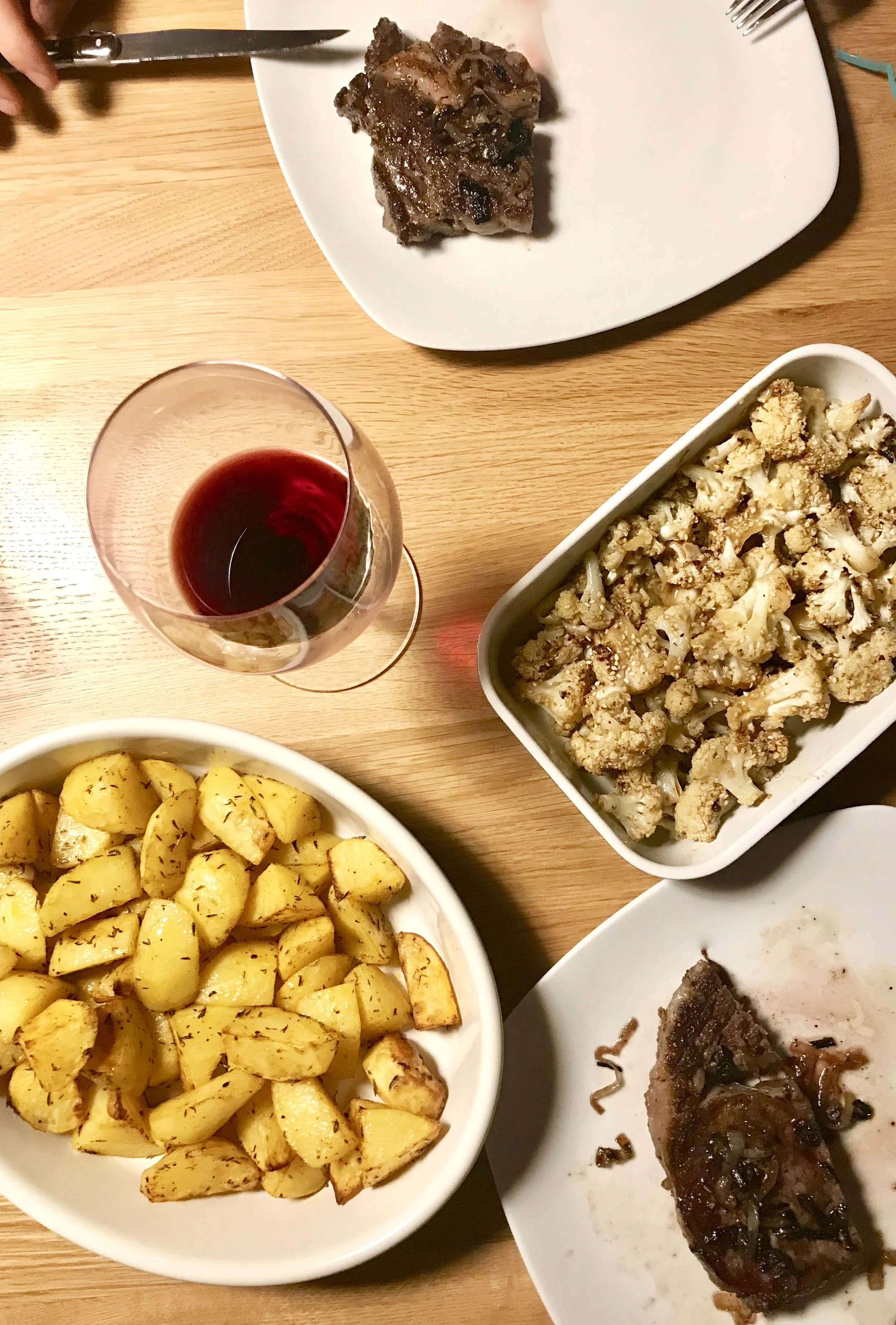 Roasted Cauliflower with Sesame