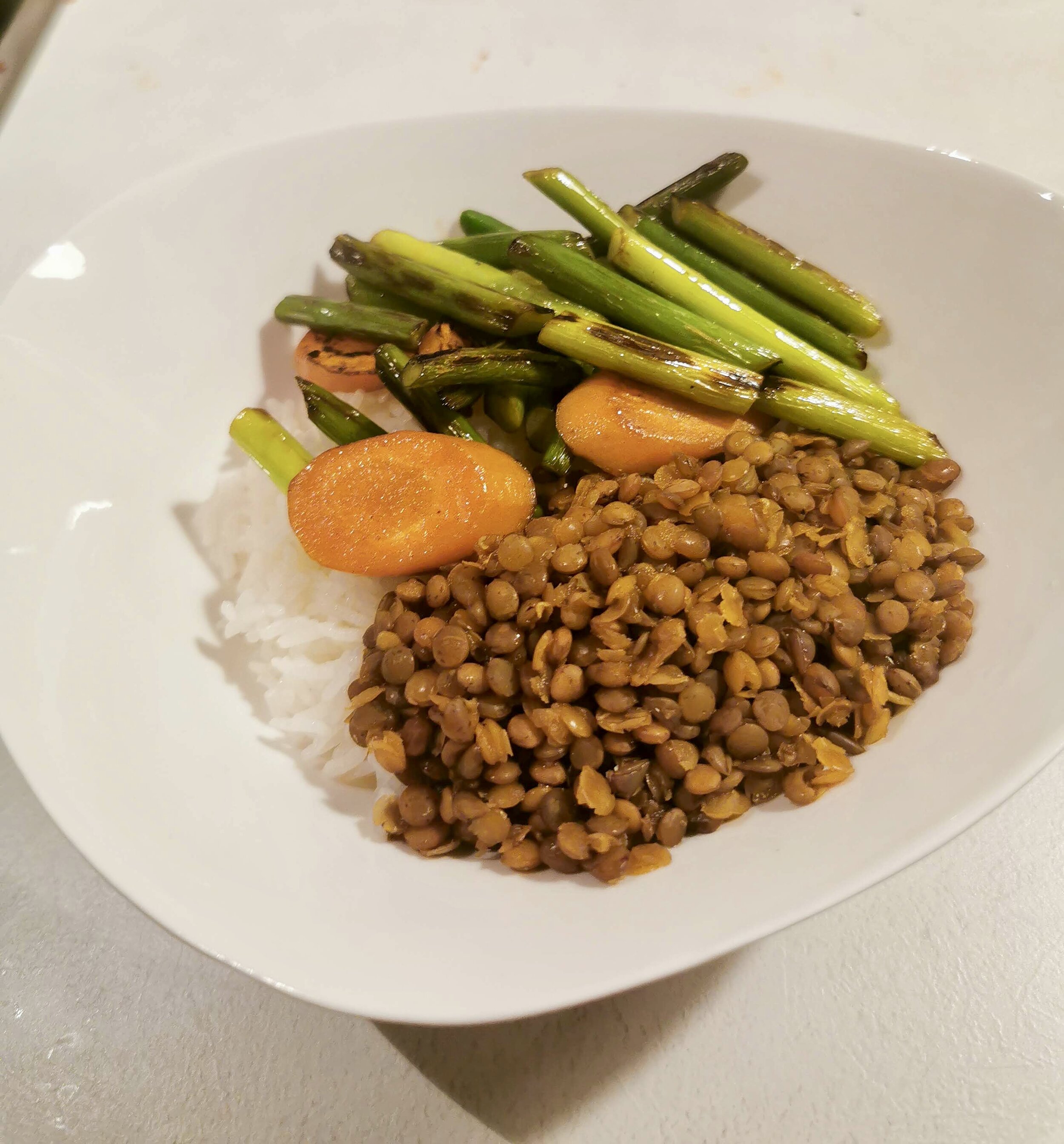 Lentil Soboro Rice