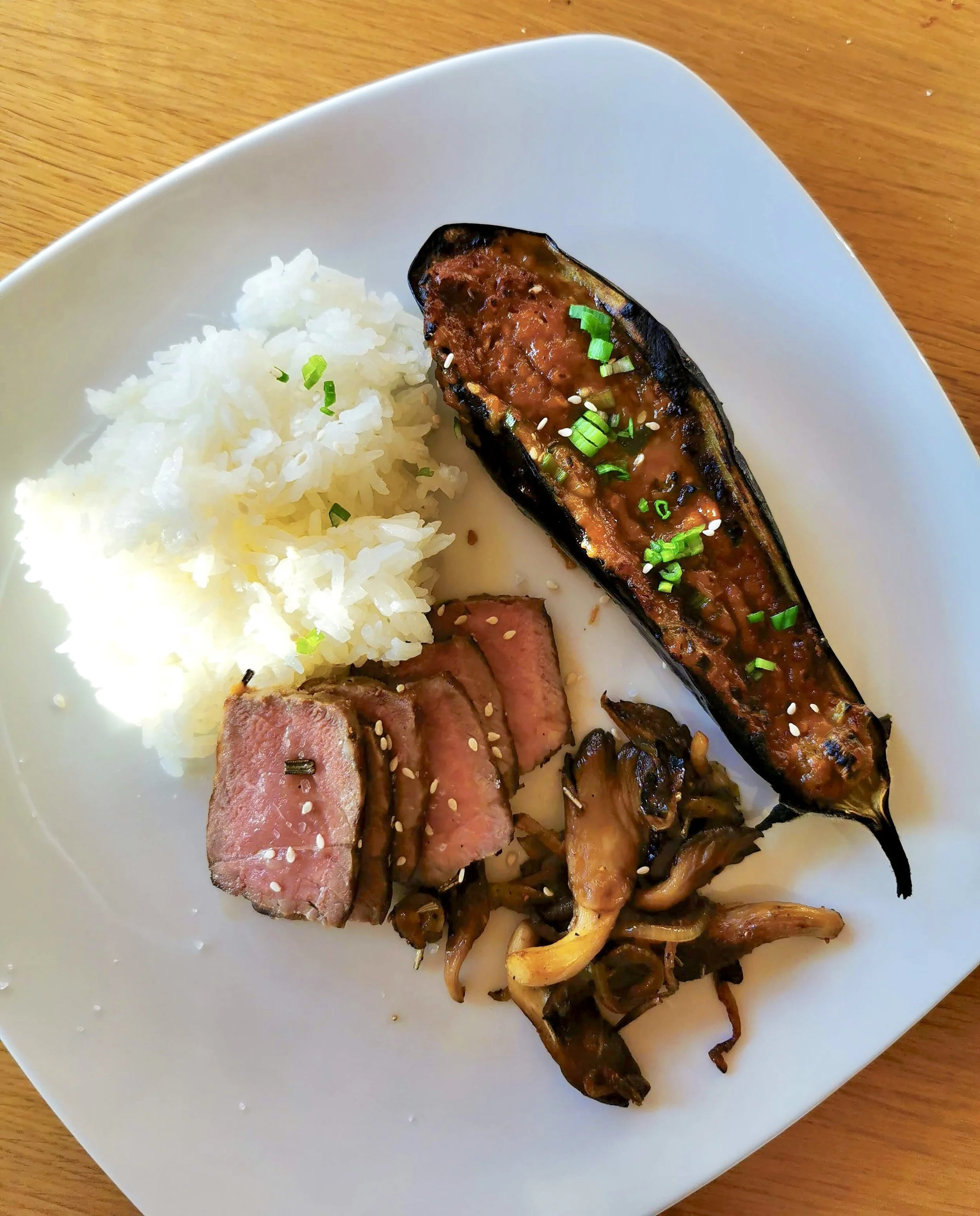 Ginger Miso Eggplant