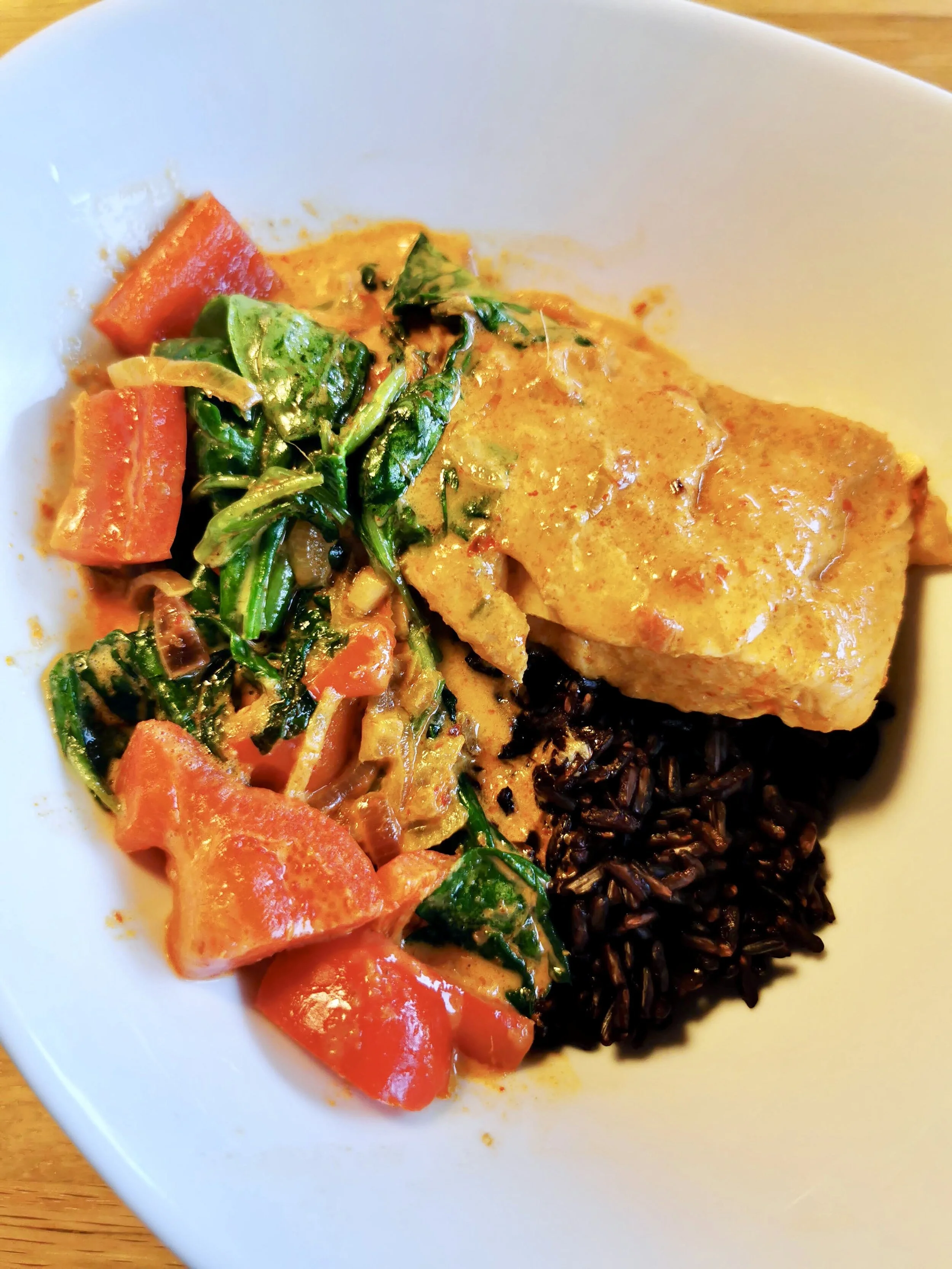 Salmon Red Curry