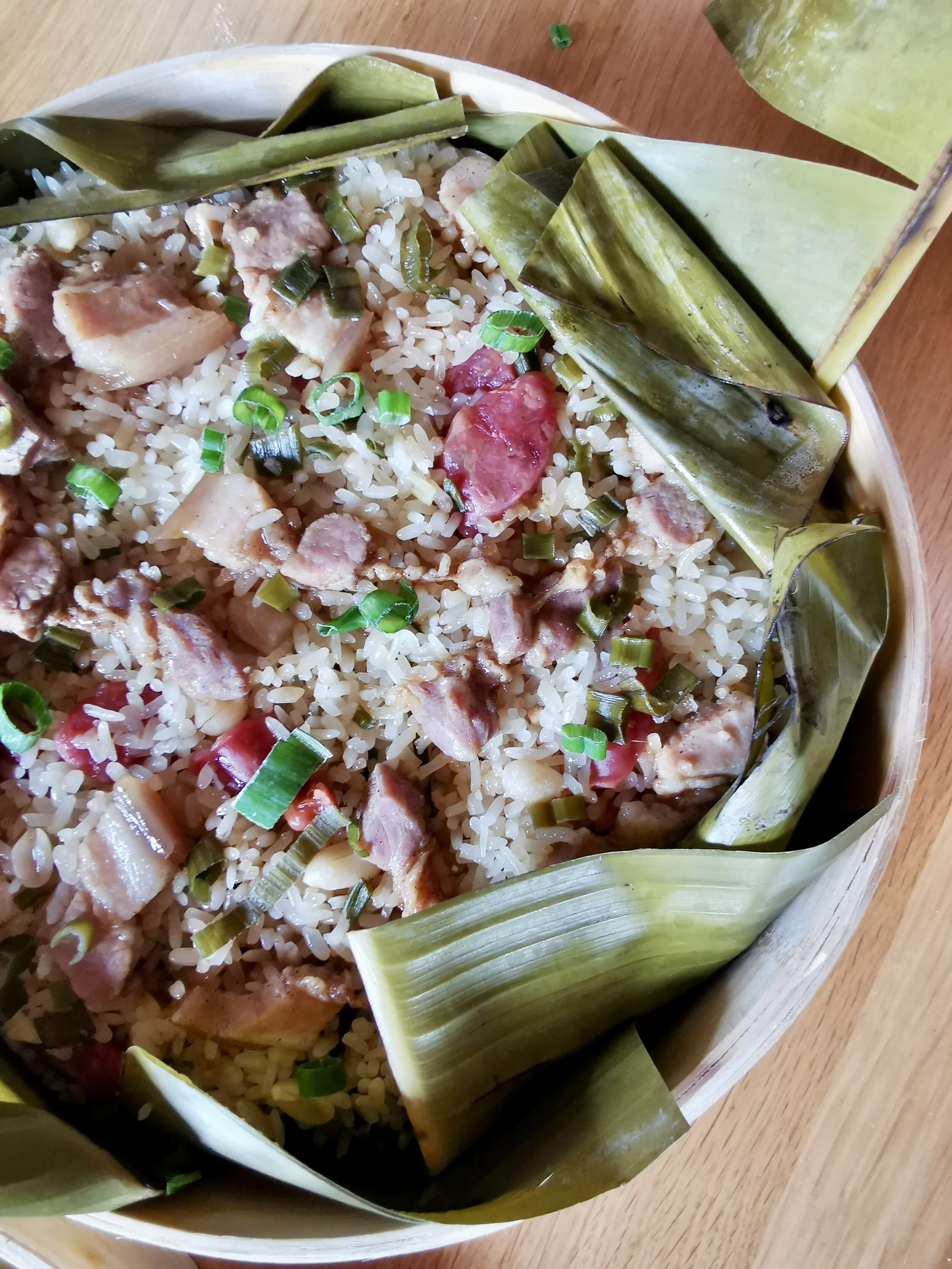 Lazy Sticky Rice Dumplings (Zongzi)