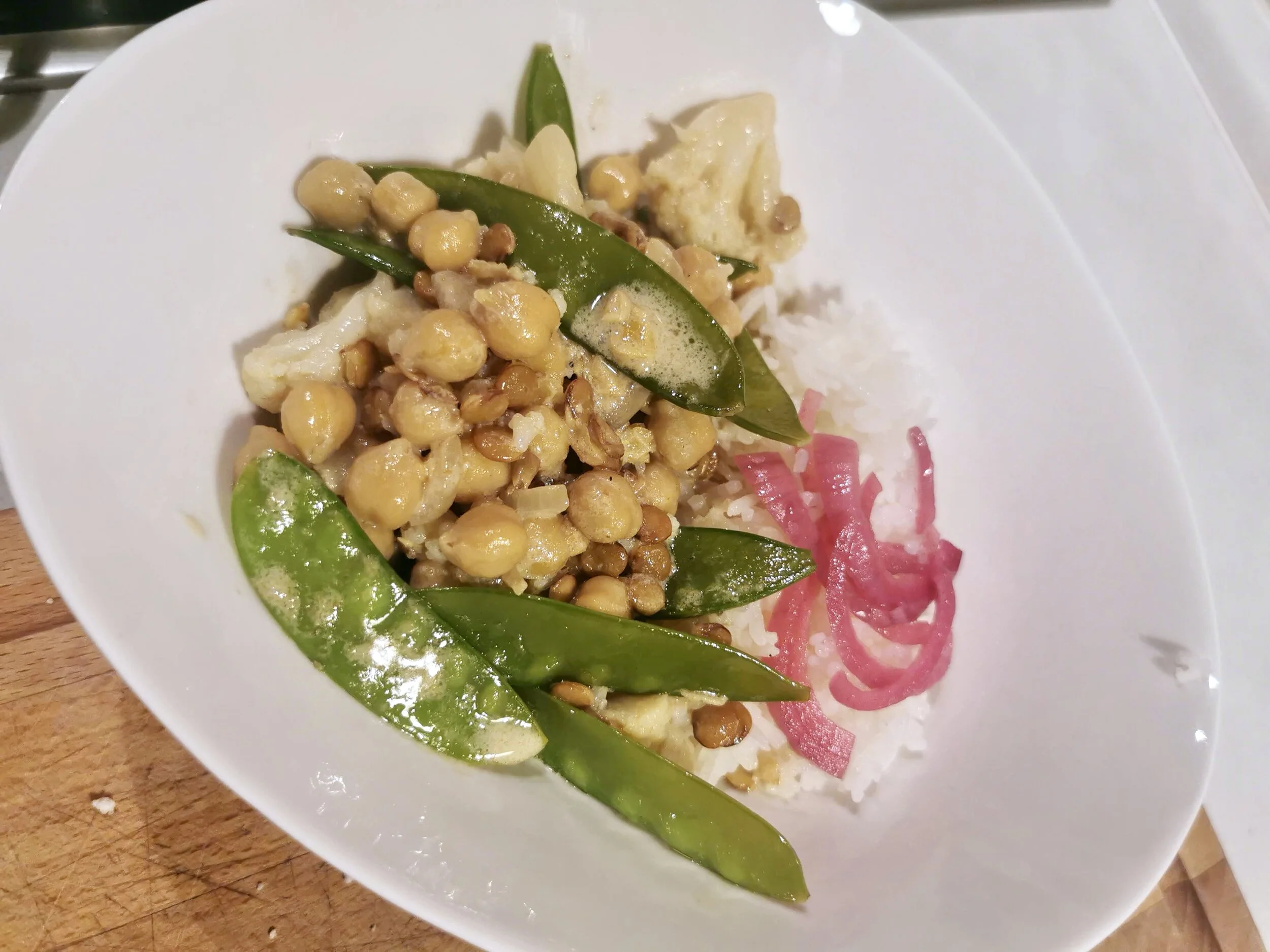 Lentil Chickpea Curry