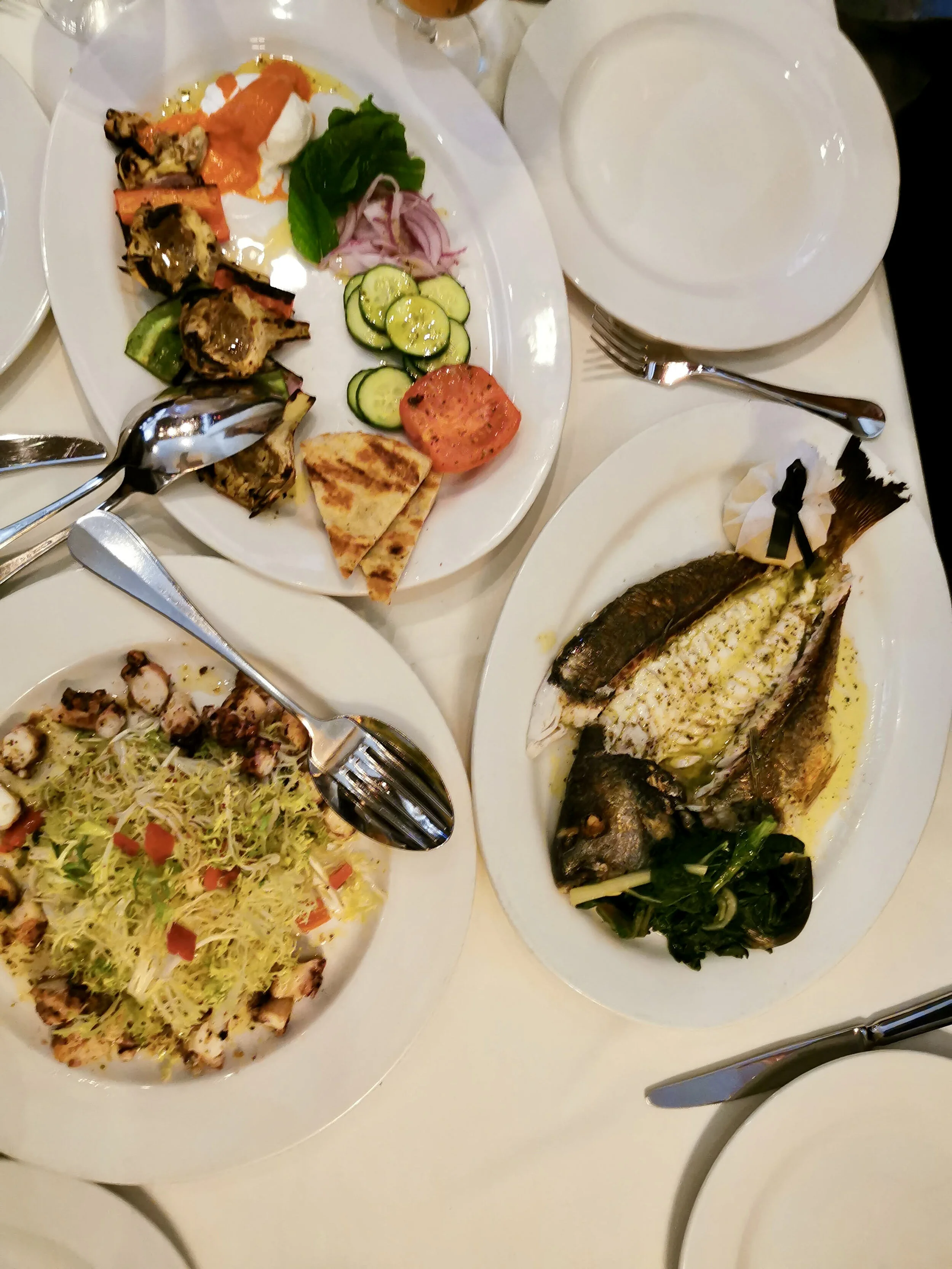 Greek feast in Kokkari in San Francisco