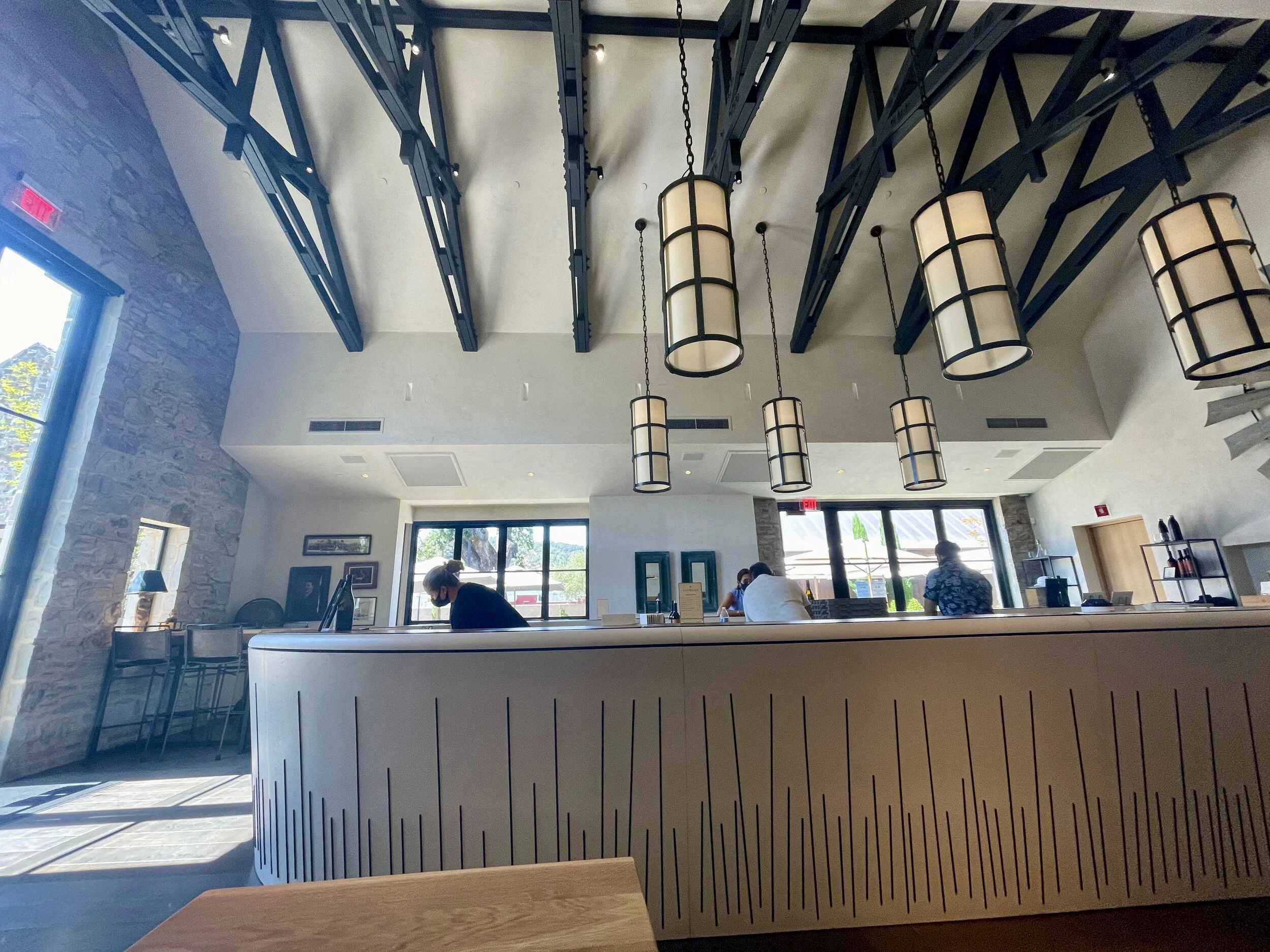 Wine tasting at Stewart Cellars in Napa