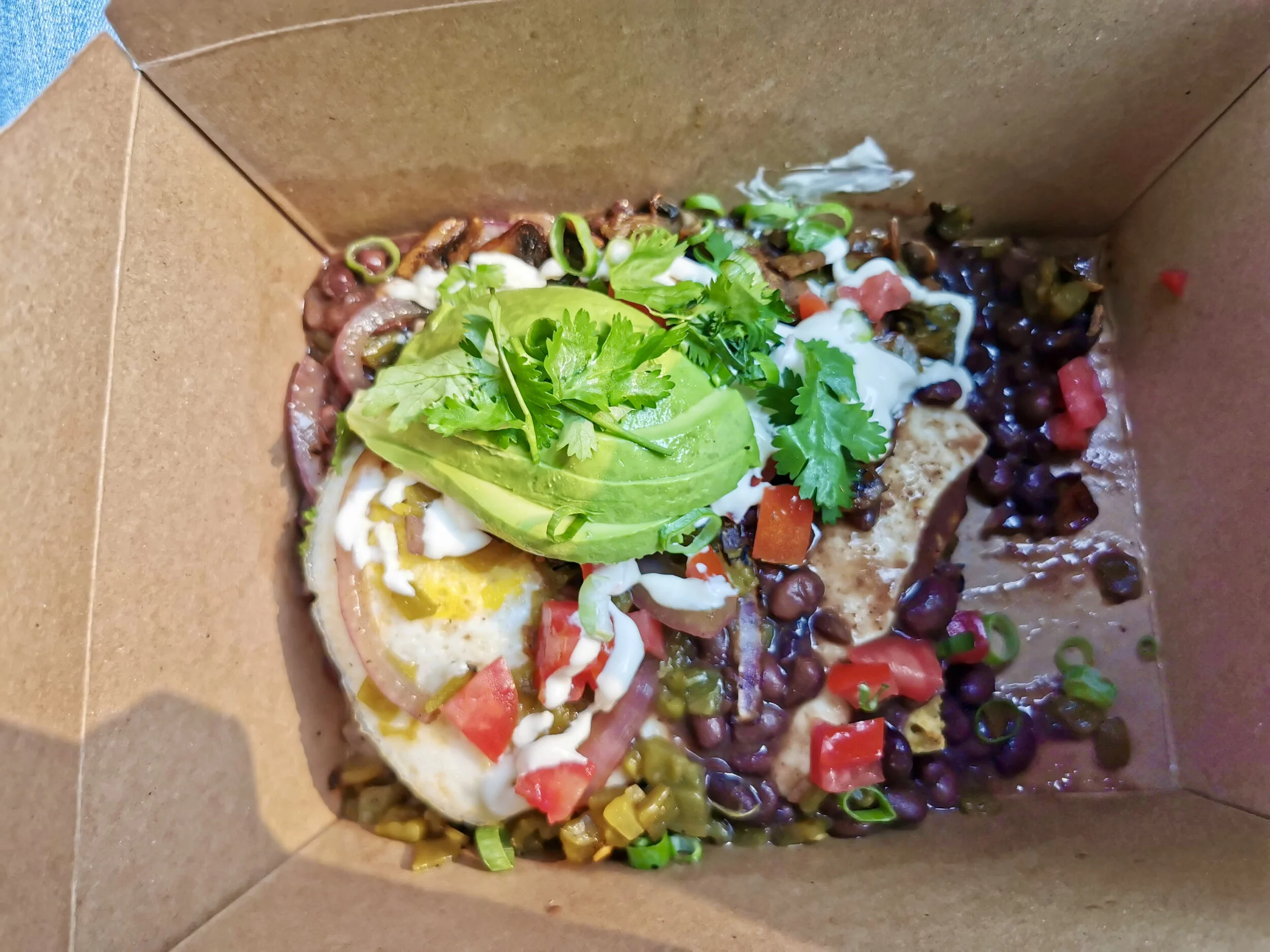 Cornbread Creation to go from WIldflower cafe and bakery