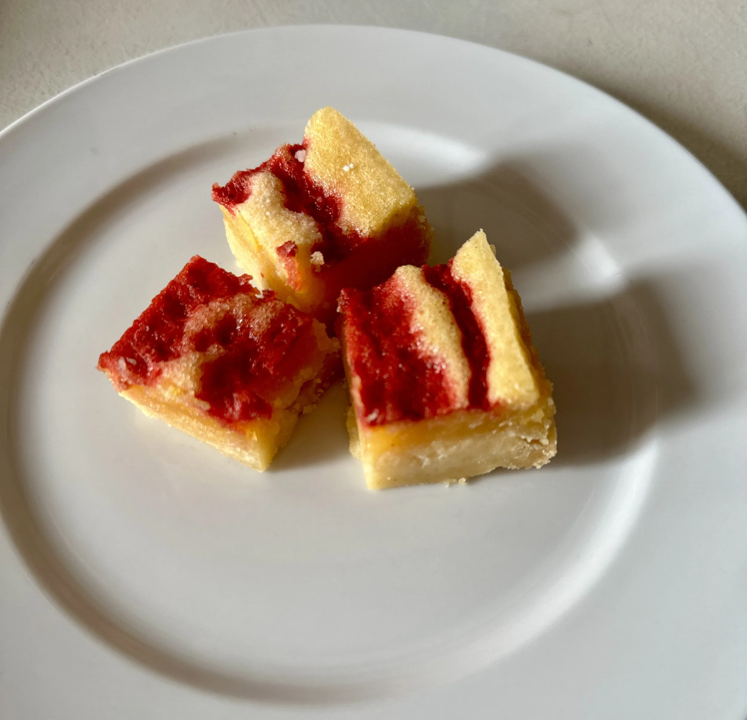 Lemon Strawberry Bars