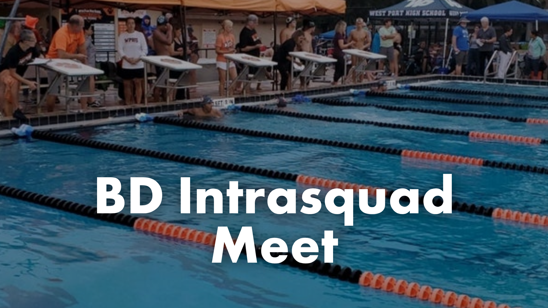 September BD Intrasquad Meet &amp; Pot Luck