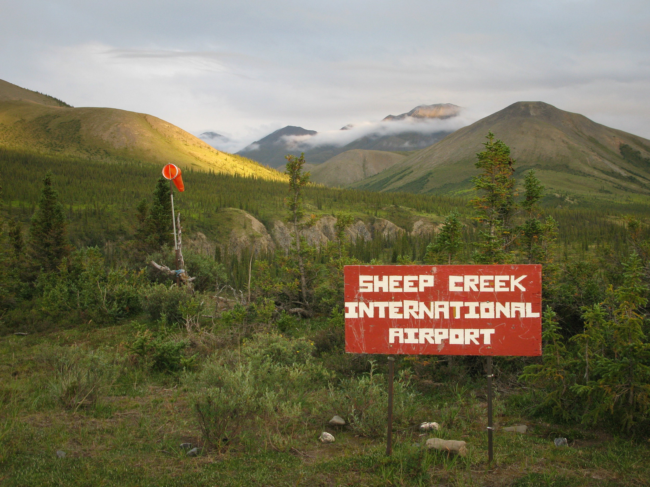 An unlikely place for an international airport