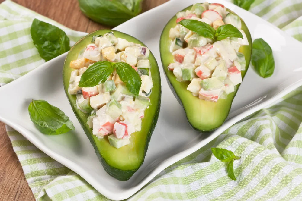 Crab Stuffed Avocados