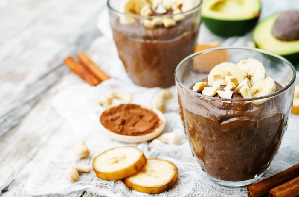 Chocolate Avocado Banana Pudding